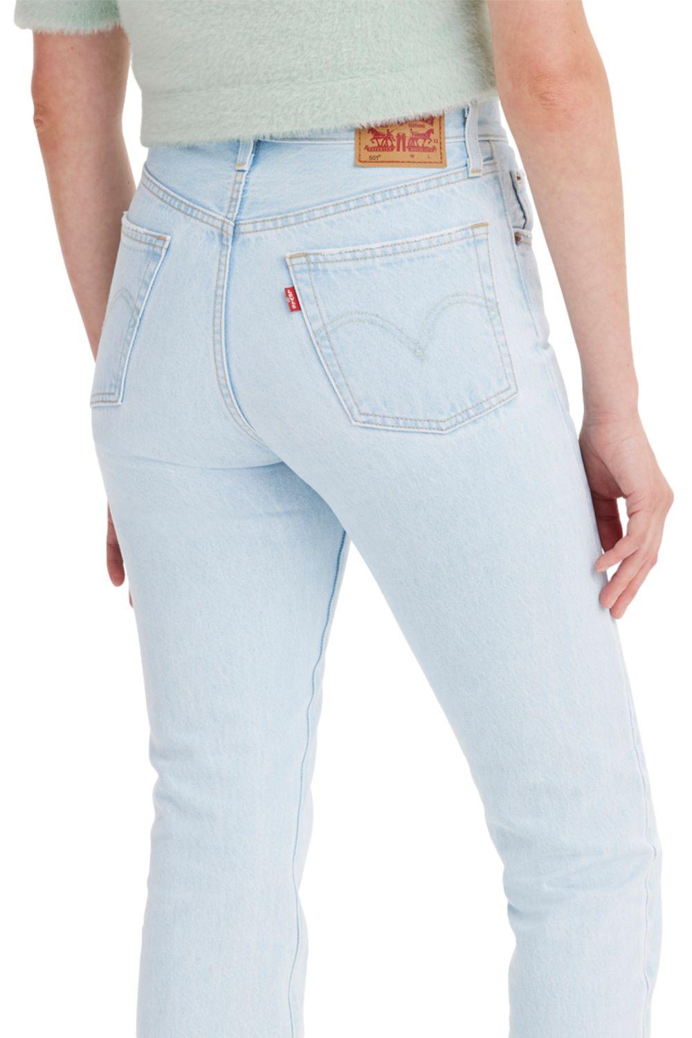 Jeans Mujer 501 Original Fit Azul Claro Levis 12501-0381-3