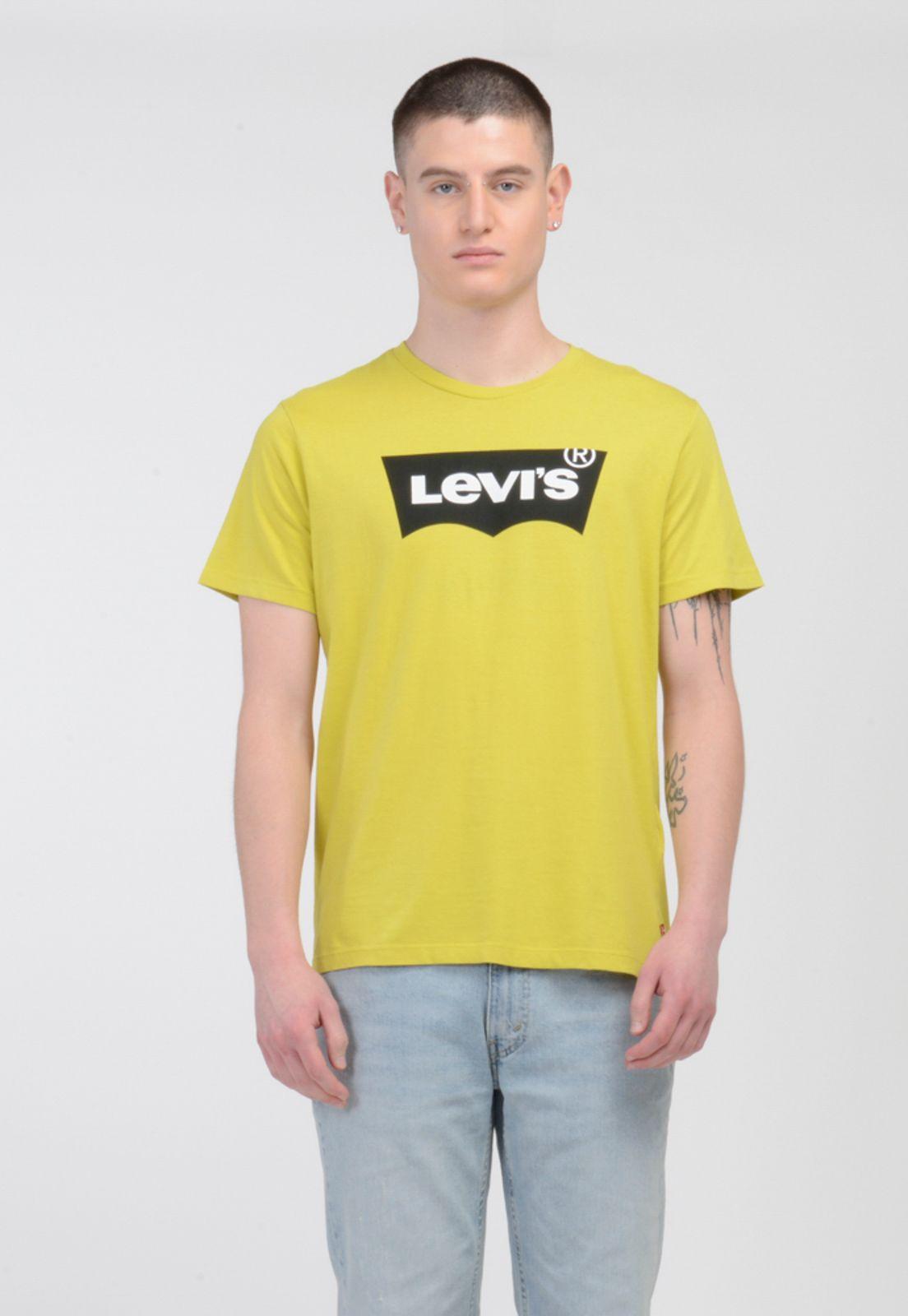 Polera Hombre Gráfica Amarilla Levis 22491-0699-0