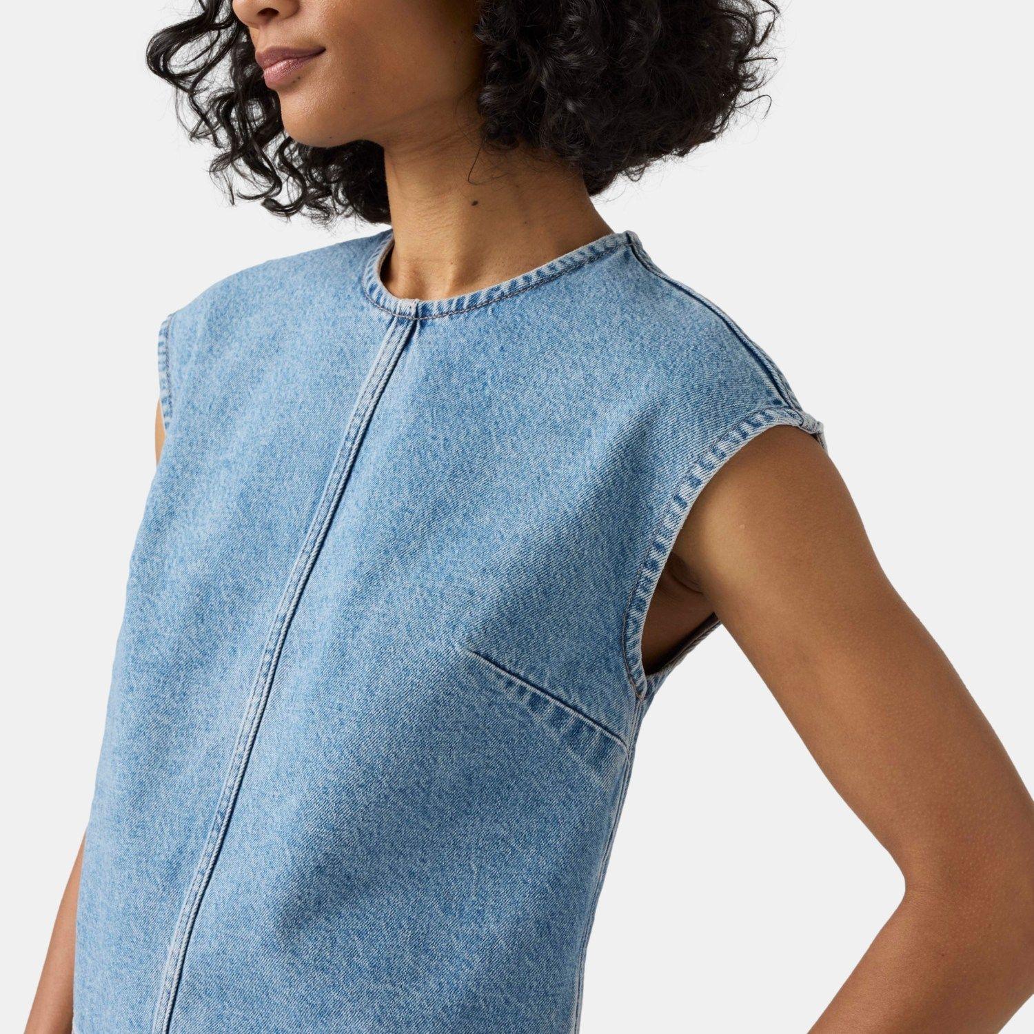 Blusa Mujer Denim Tee Azul Levis 008AG-0000-2