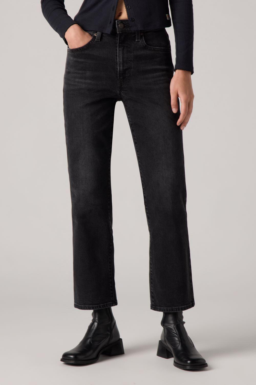 Jeans Mujer 725 Authentic Kick Boot Negro Levis 001W1-0009-0
