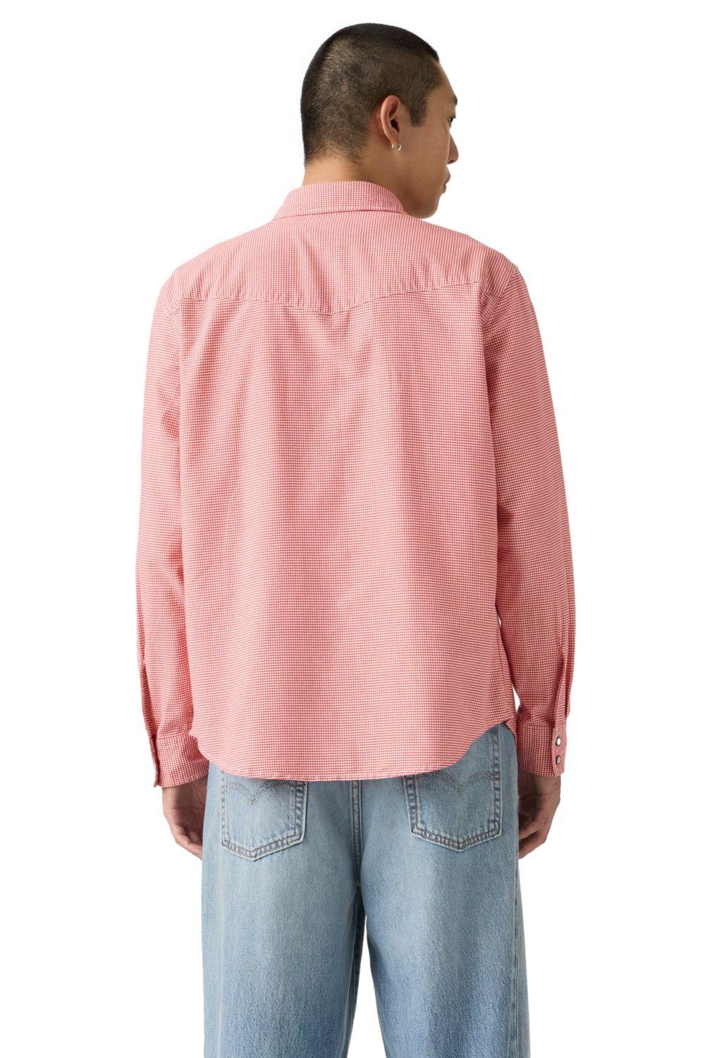 Camisa Hombre Relaxed Fit Western Rosado Levis A1919-0072-1