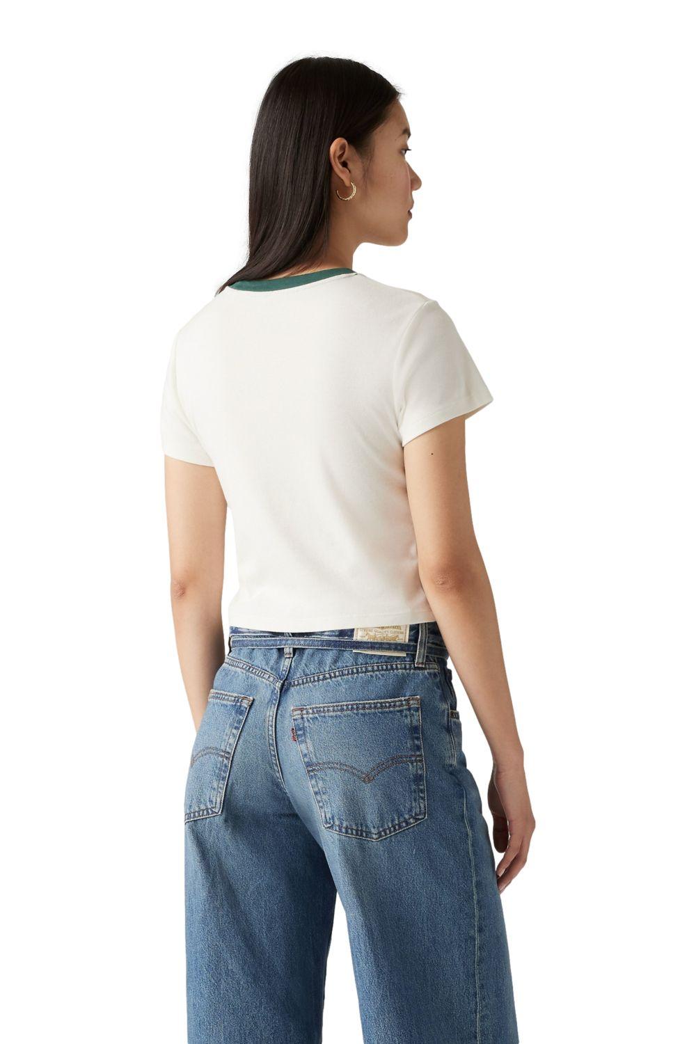Polera Mujer Sporty Tee Beige Levis A8798-0014-1