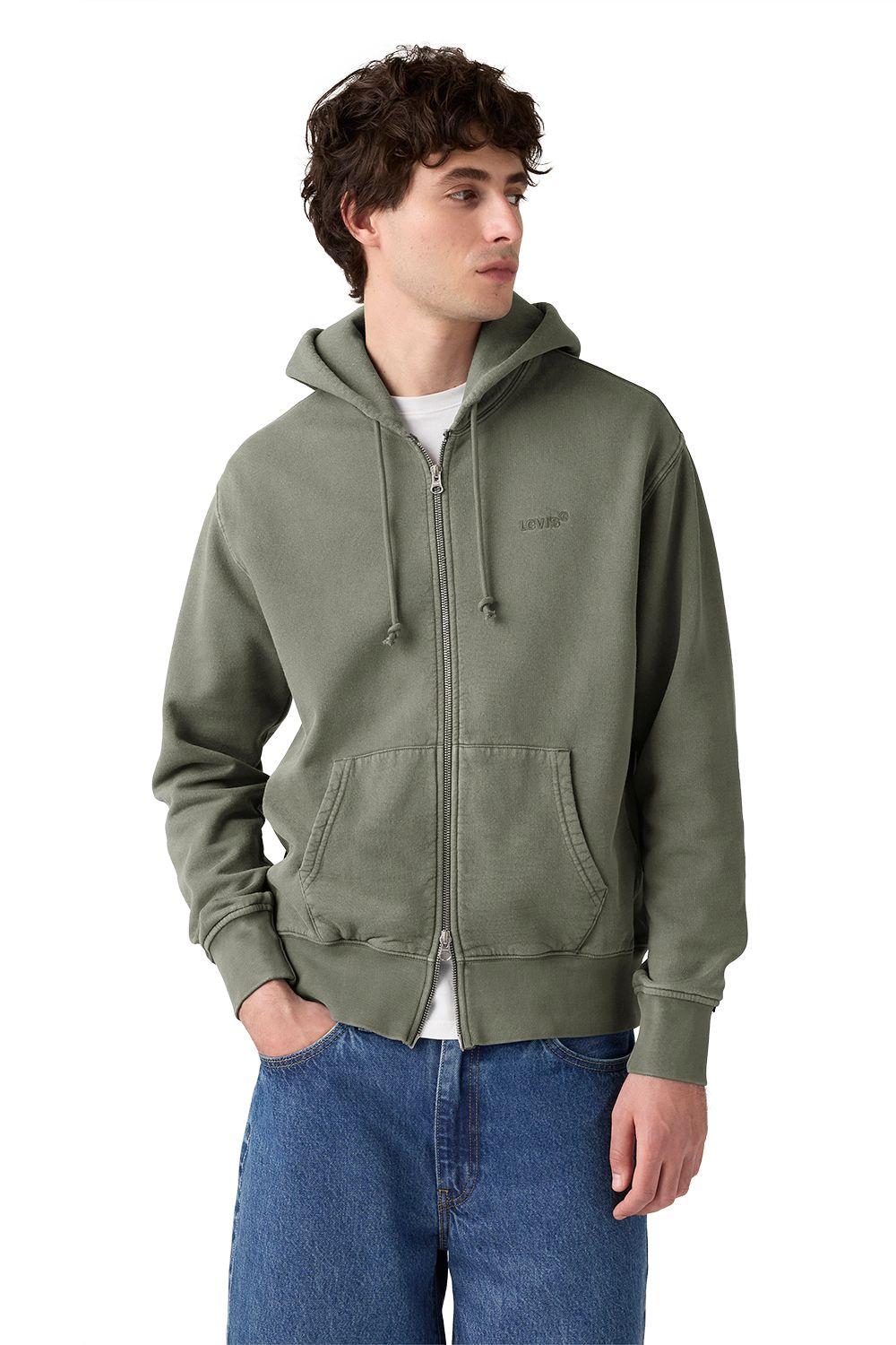 Polerón Hombre Authentic Full Zip Verde Levis A9265-0007-2
