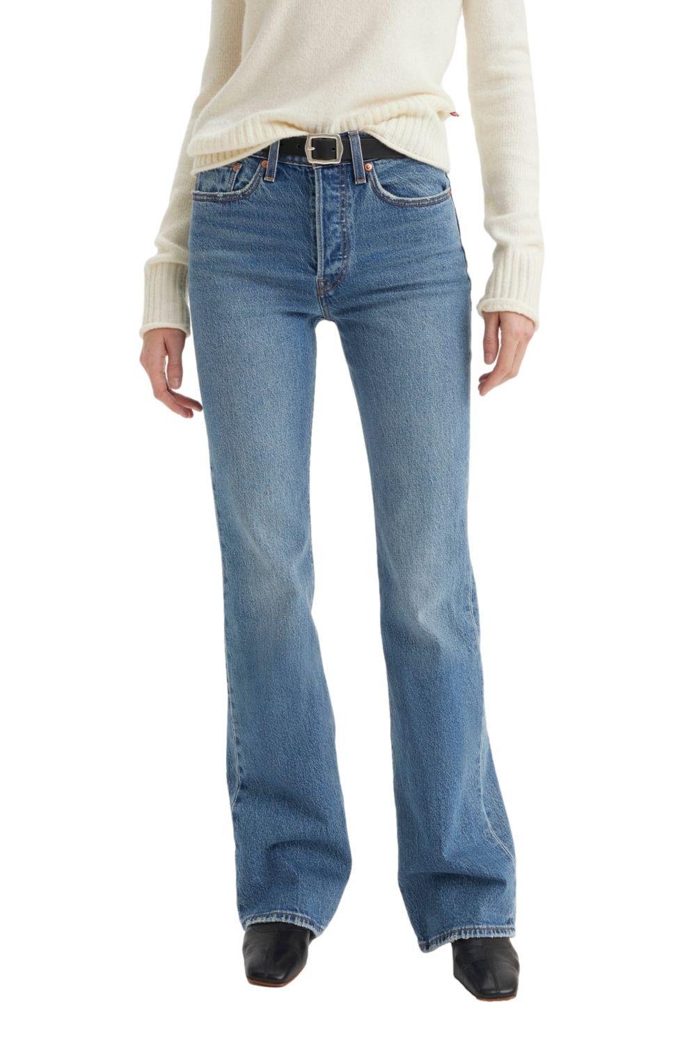 Jeans Mujer Wedgie Boot Azul Levis A8710-0002-0