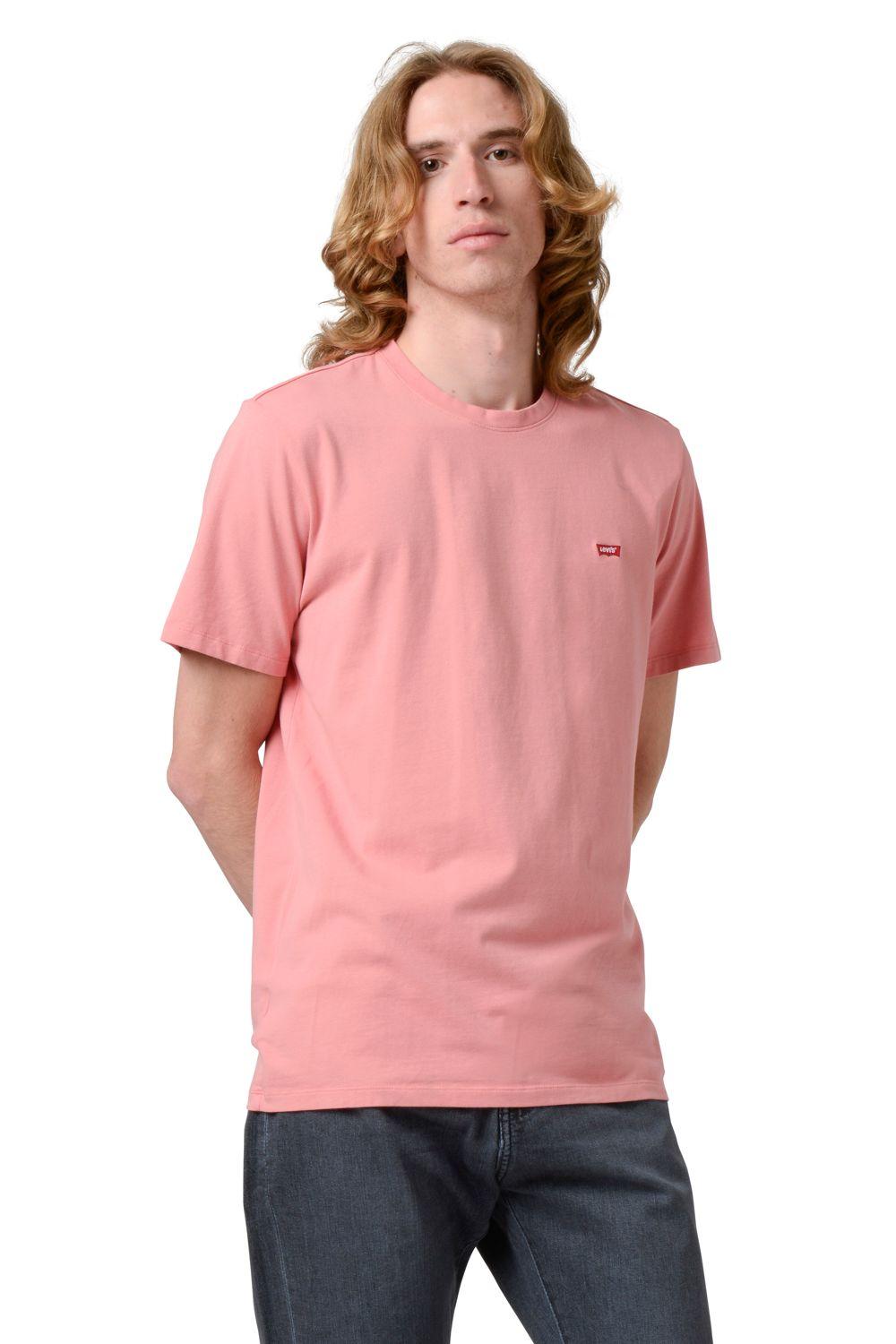 Polera Hombre Regular Fit Gráfica Rosado Levis 22021-9000-2