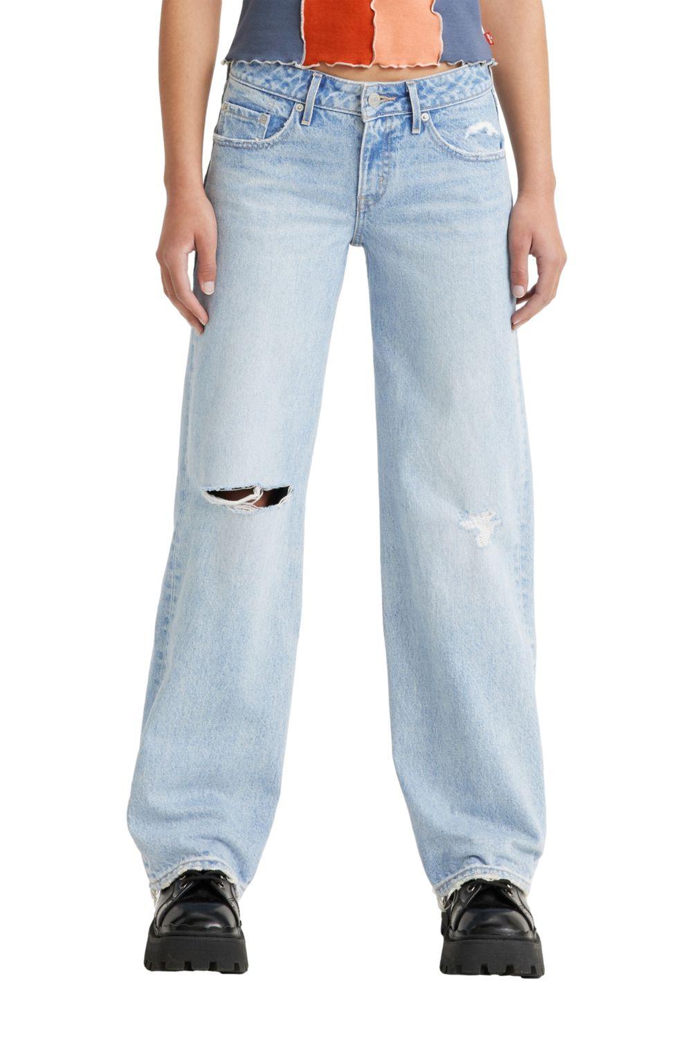 Jeans Mujer Low Loose Azul Claro Levis A5566-0003-0