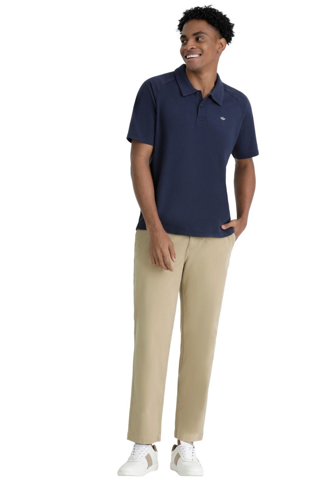 Polera Hombre Polo Go Raglan Regular Fit Azul A8826-0003-3