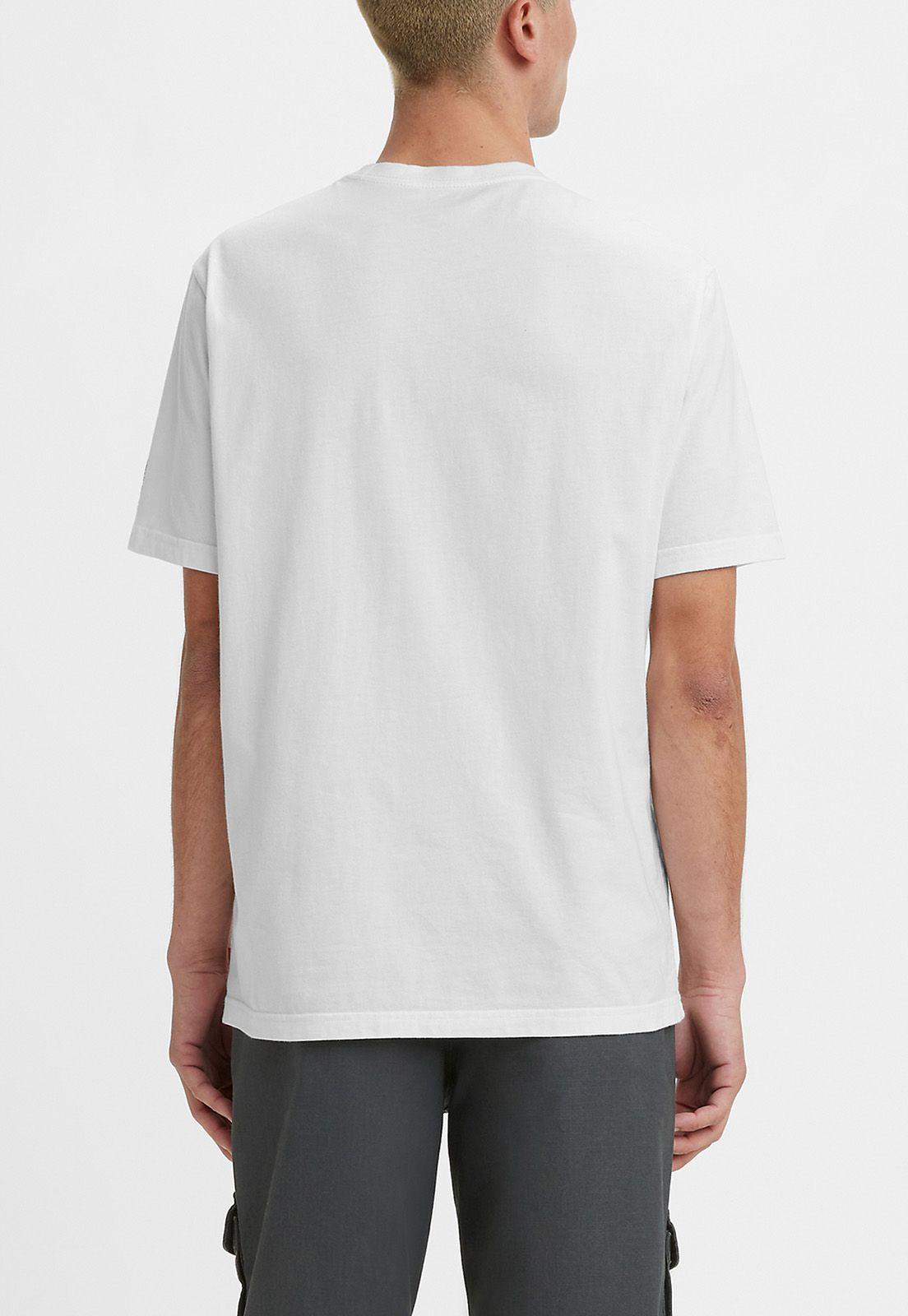 Polera Hombre Cuello Redondo Sportswear Gráfica Blanca Levis 16143-0609-1