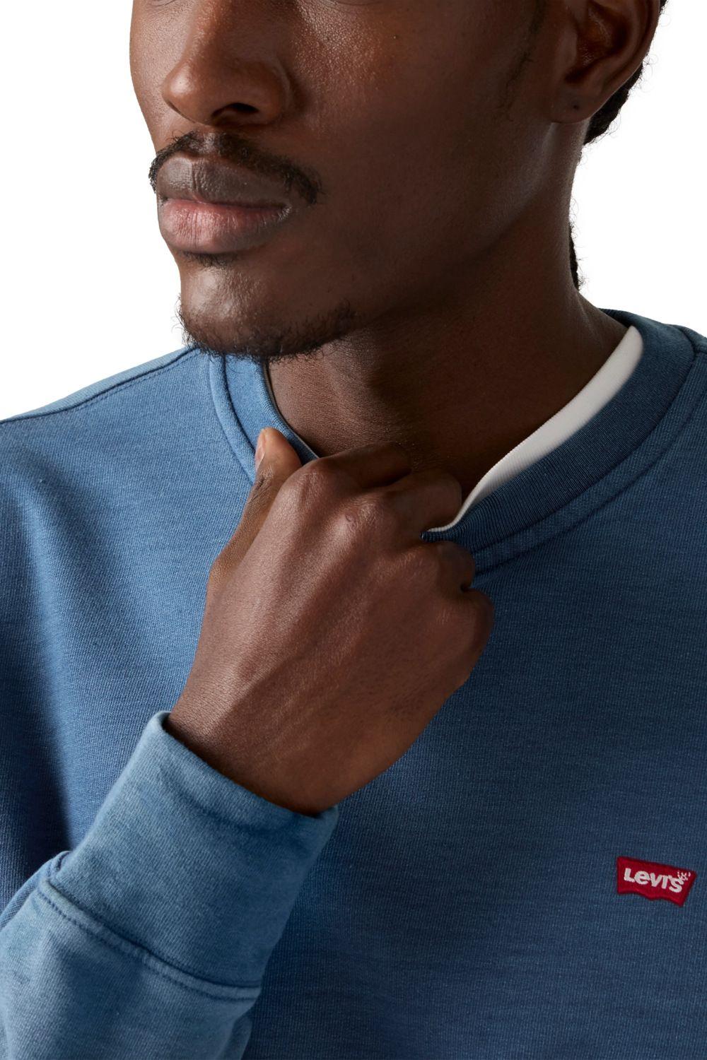 Polerón Hombre The Original Hm Crew Azul Levis 35909-0069-3