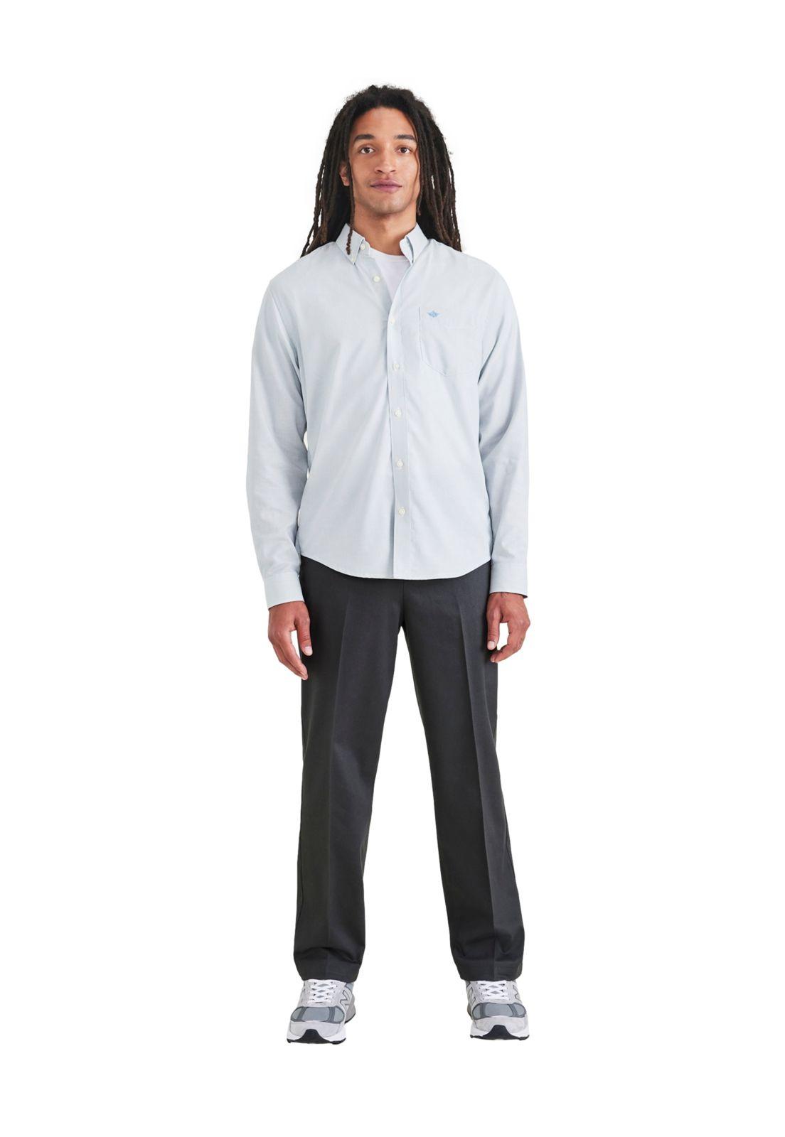 Pantalón Hombre Stain Defender Straight Fit Gris A5210-0009-3