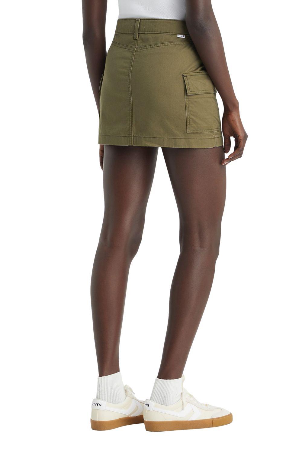 Falda Mujer Mini Cargo Verde Levis A7520-0001-2