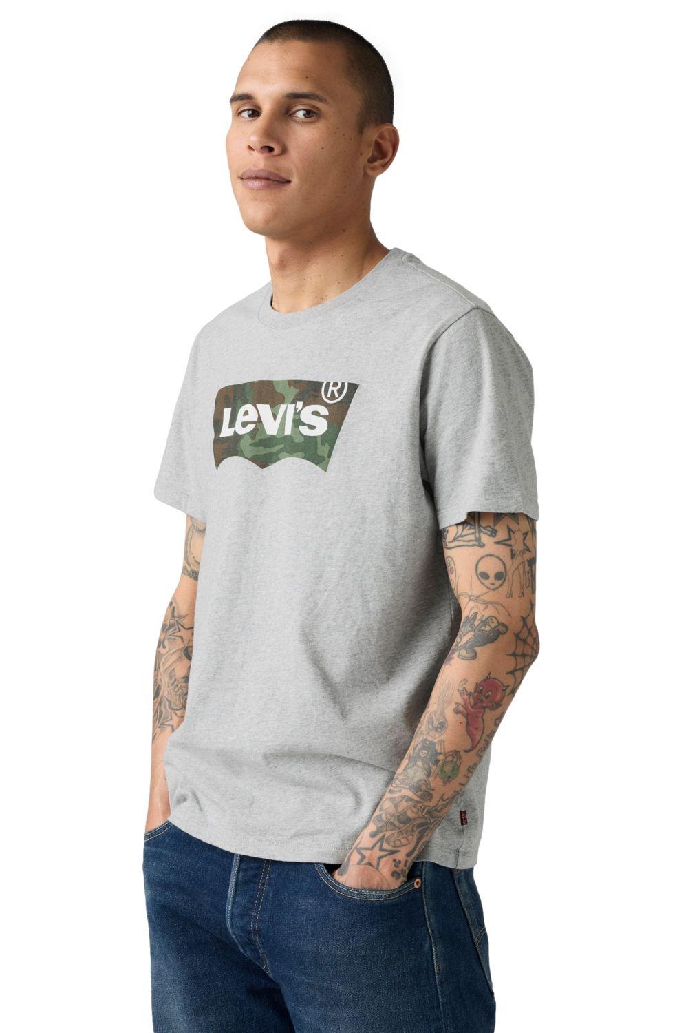 Polera Hombre Graphic Crewneck Tee Gris Levis 22491-1948-2