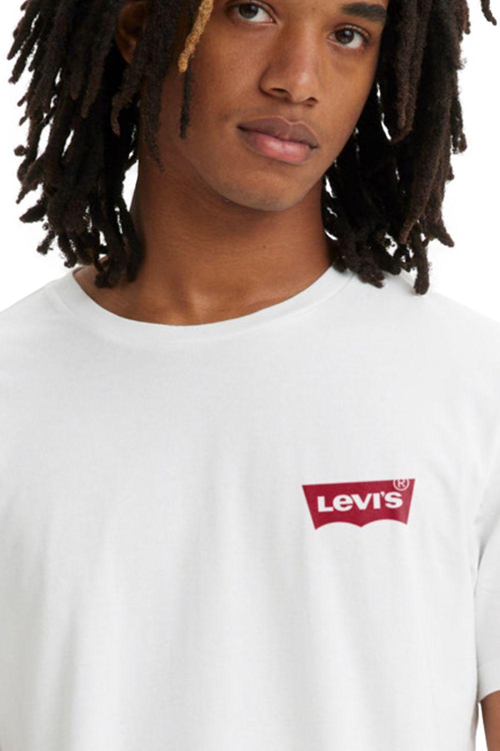 Polera Hombre 2 Pack Crewneck Graphic Blanco/Negro Levis 79681-0026-2