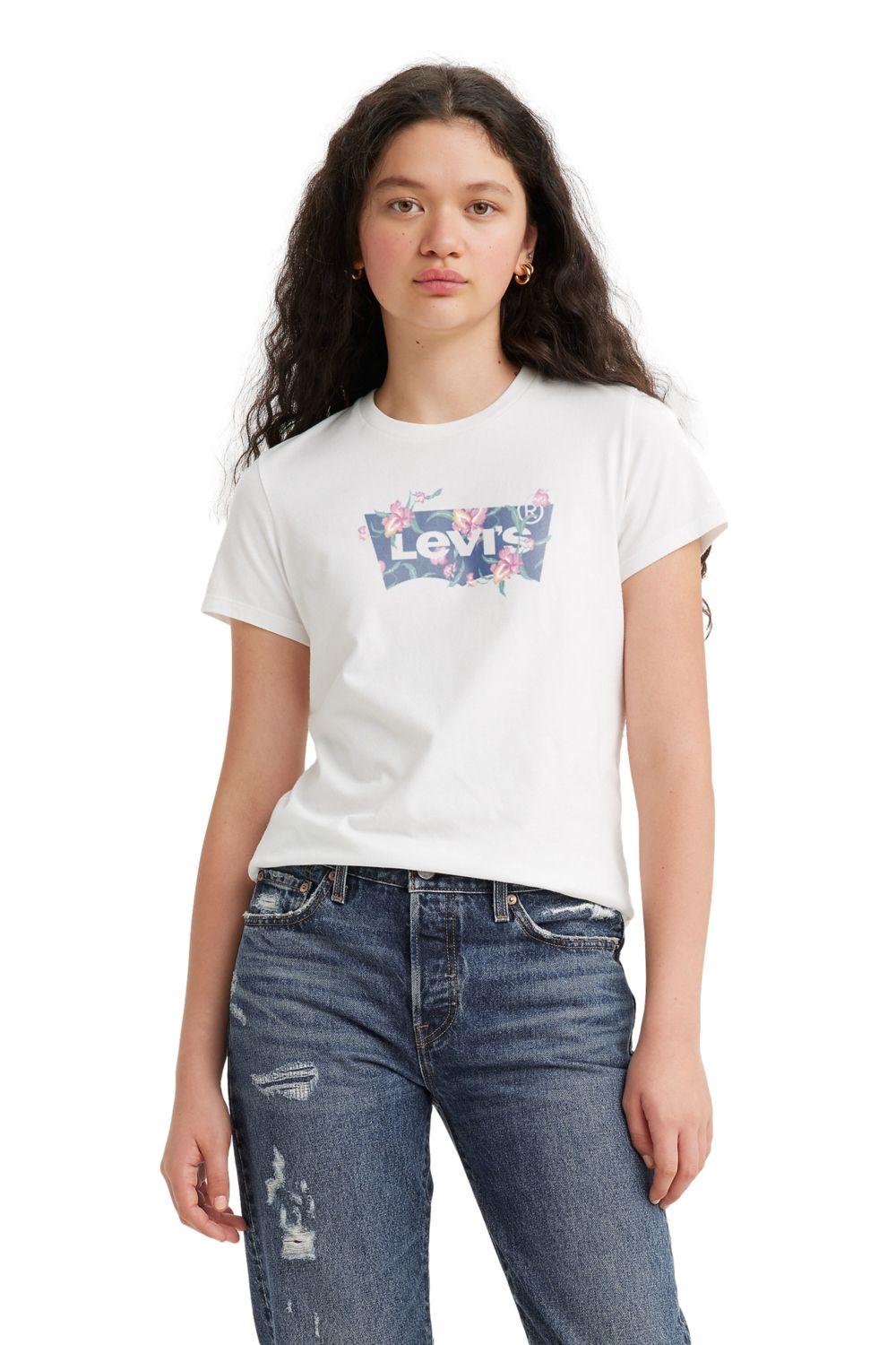 Polera Mujer Regular Logo Batwing Blanco Levis 17369-2521-0