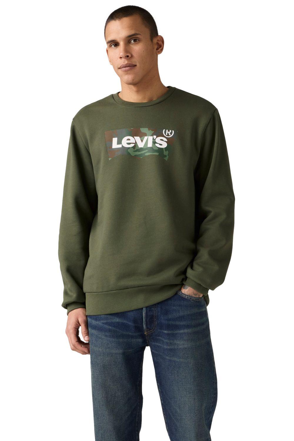 Polerón Hombre Standard Graphic Crew Verde Levis 38423-0148-0