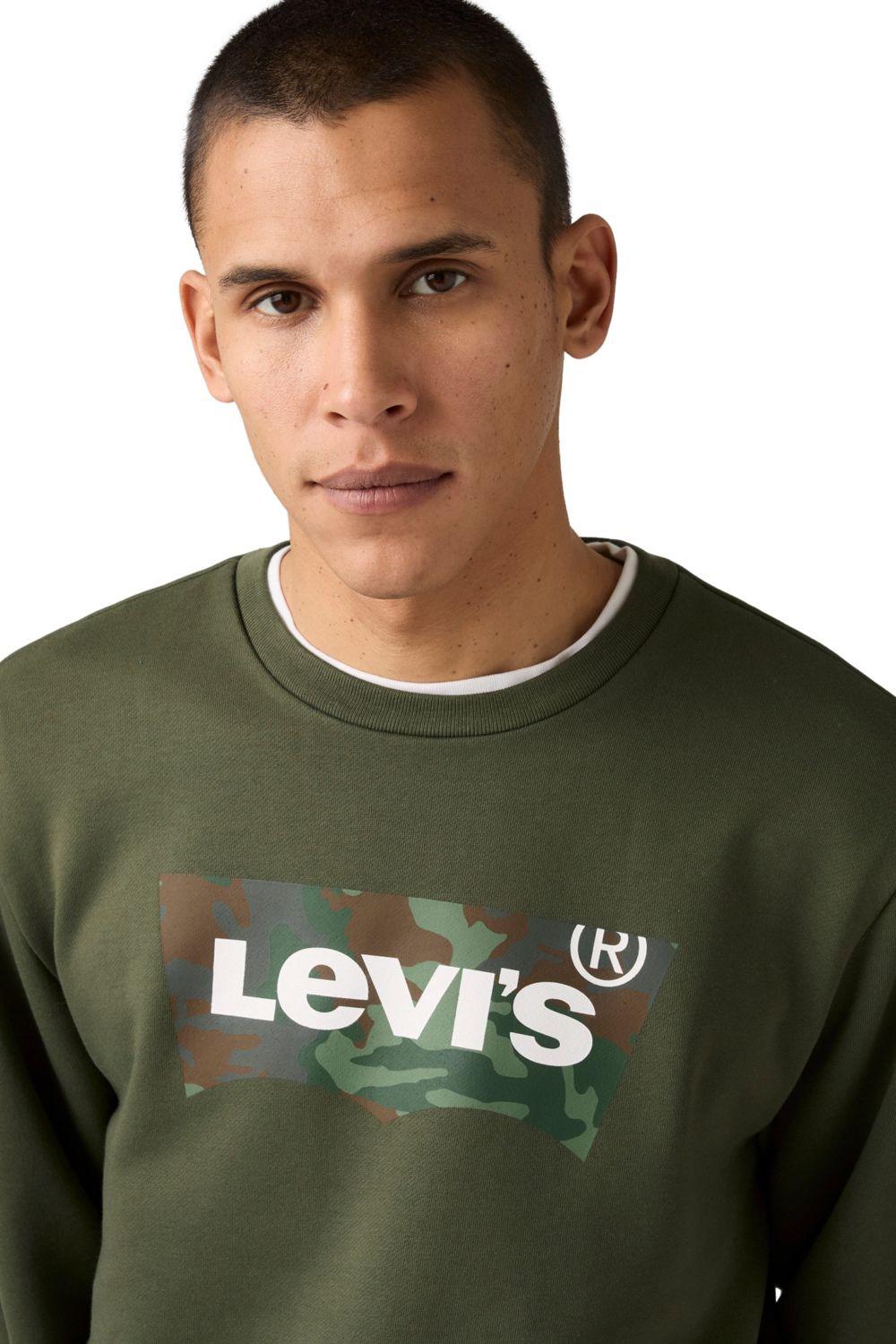 Polerón Hombre Standard Graphic Crew Verde Levis 38423-0148-3