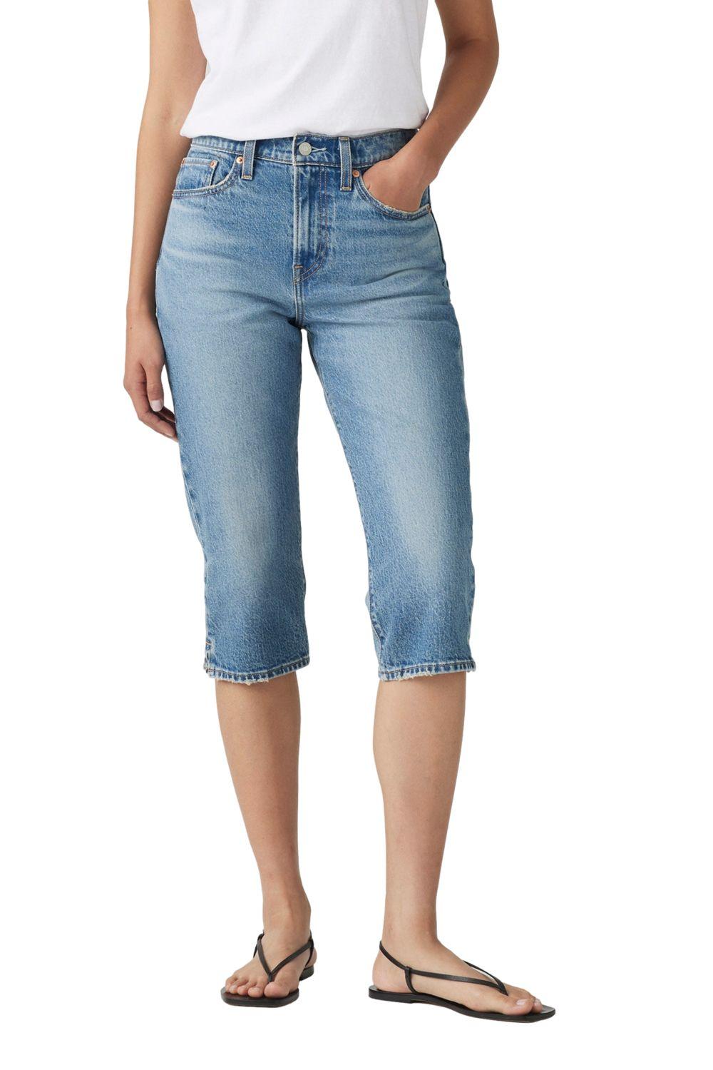 Jeans Mujer Wedgie Capri Celeste Levis 003NI-0001-0