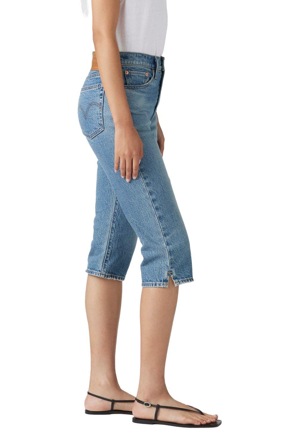 Jeans Mujer Wedgie Capri Celeste Levis 003NI-0001-1