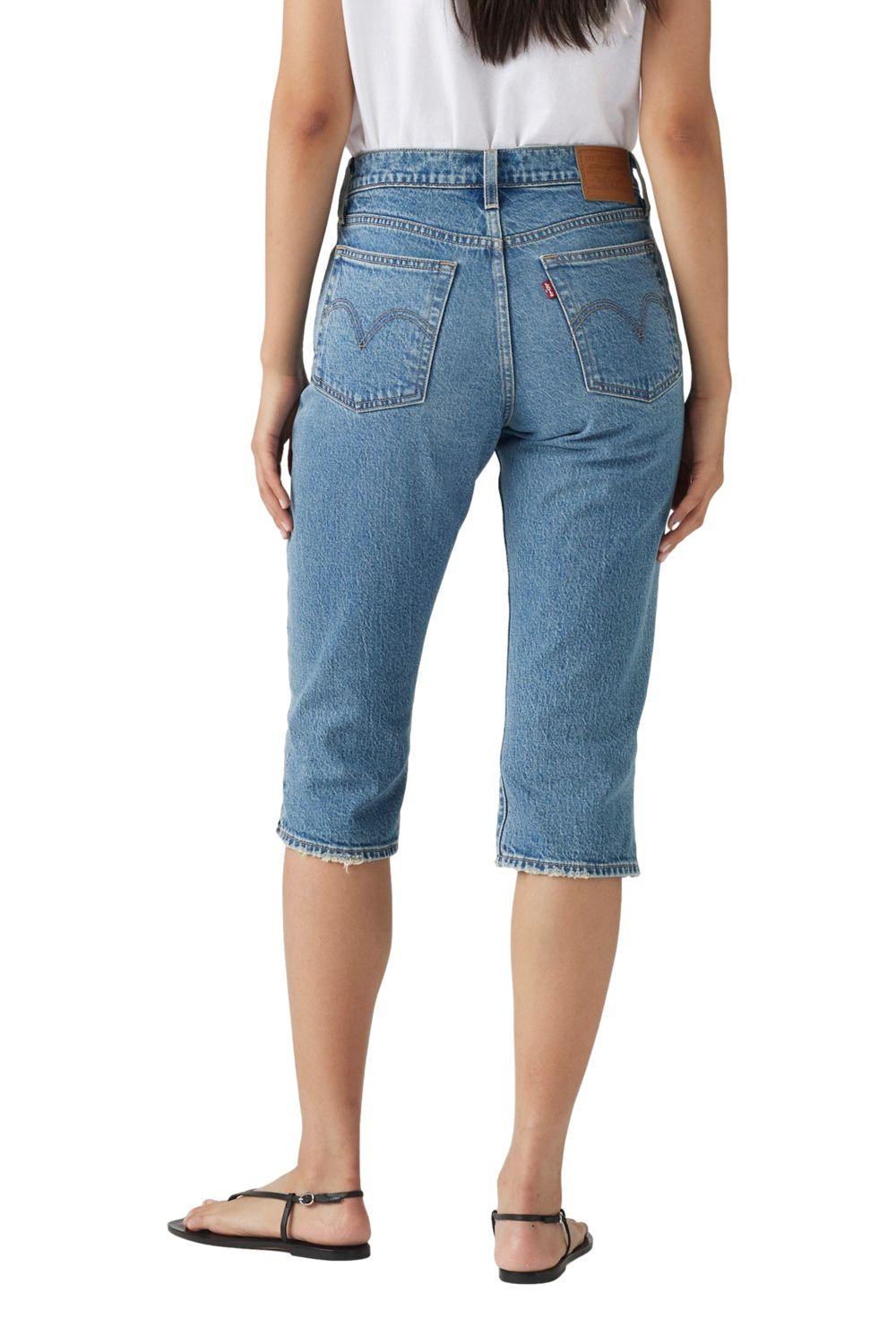 Jeans Mujer Wedgie Capri Celeste Levis 003NI-0001-2