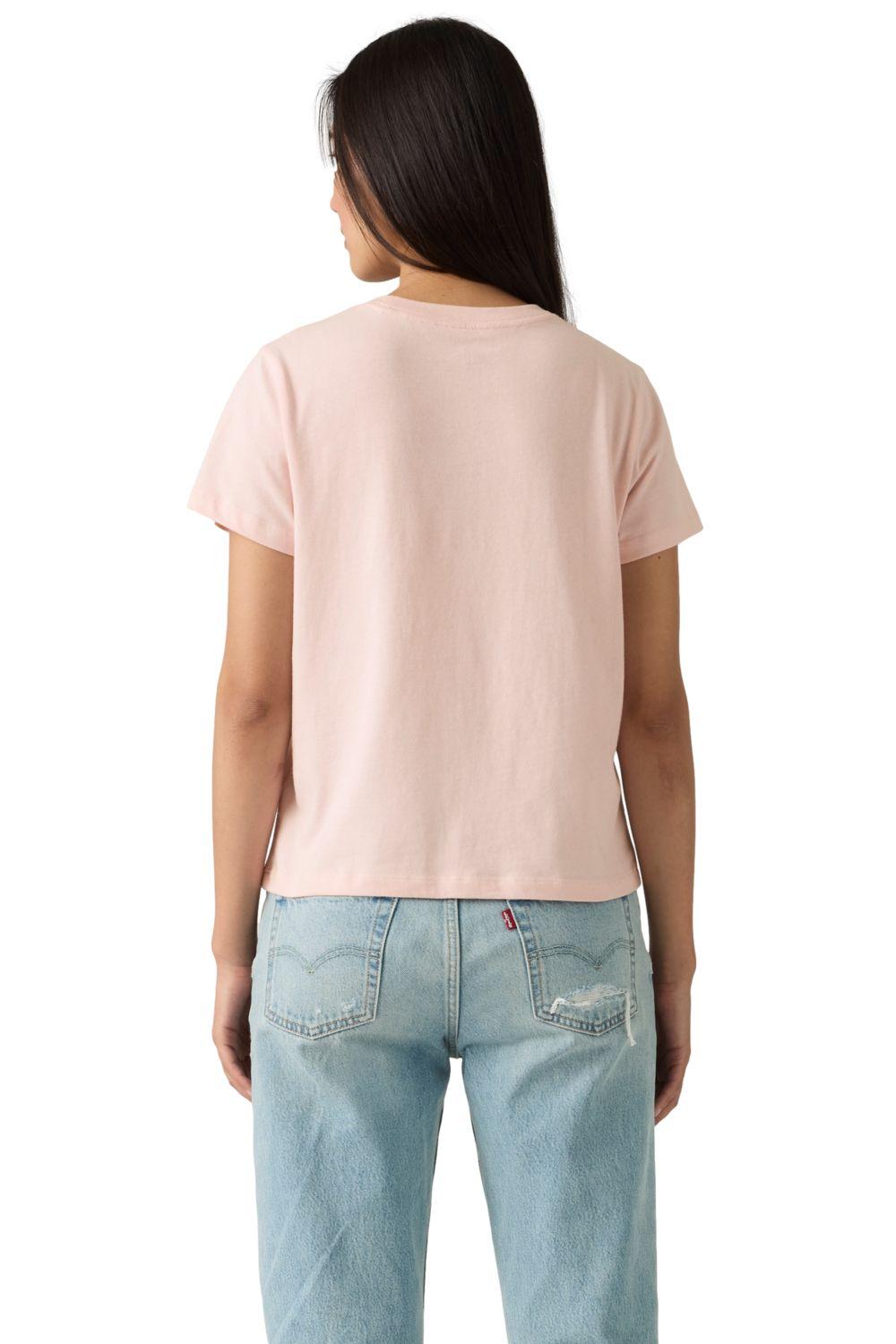 Polera Mujer Favorite Cotton Tee Rosado Levis 005J2-0018-1