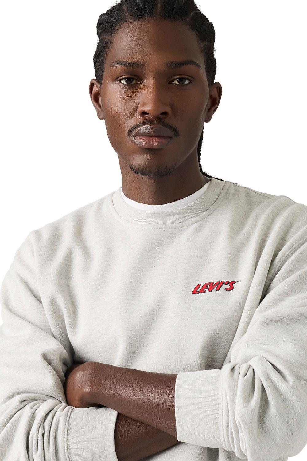 Polerón Hombre Relaxd Graphic Crew Gris Levis 38712-0489-2