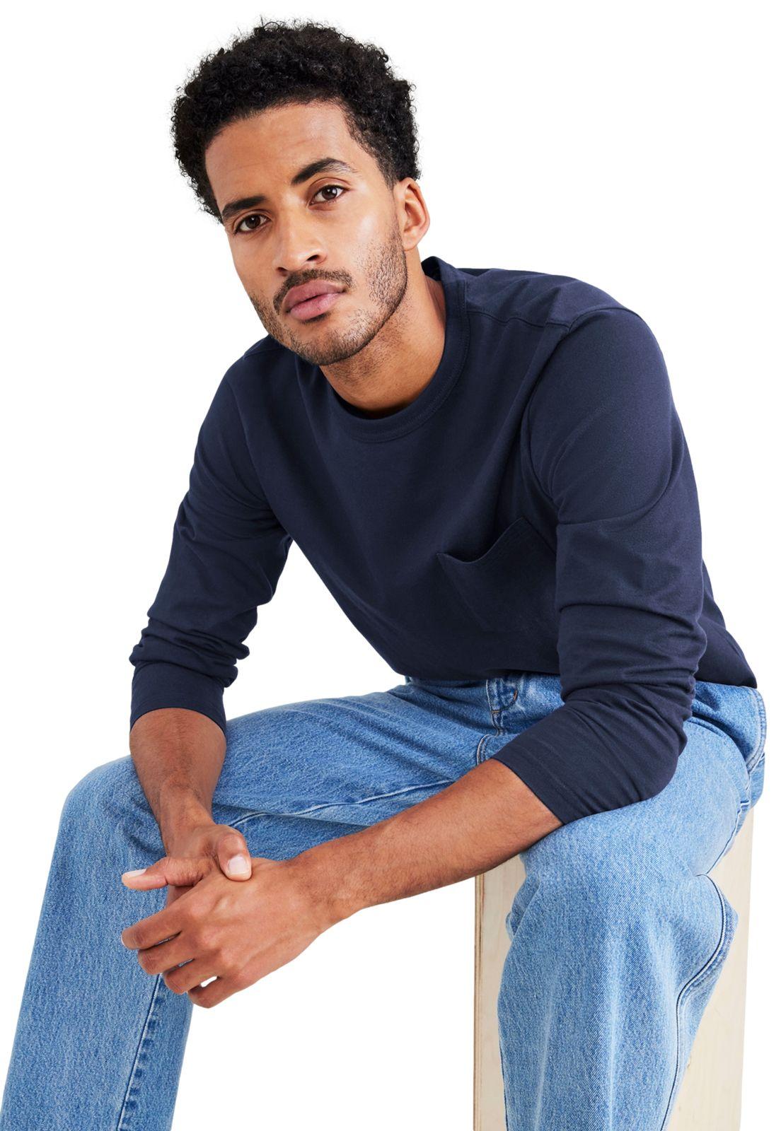 Polera Hombre Pocket Tee Regular Fit Azul A6318-0000-3