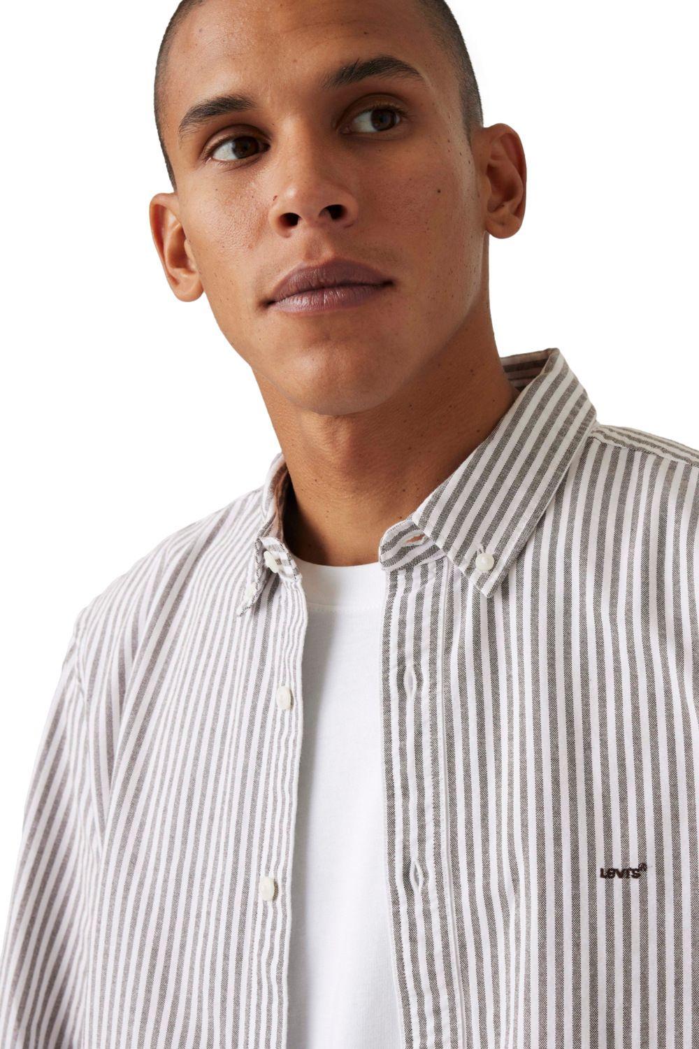 Camisa Hombre Authentic Button Down Café Levis A7210-0029-3