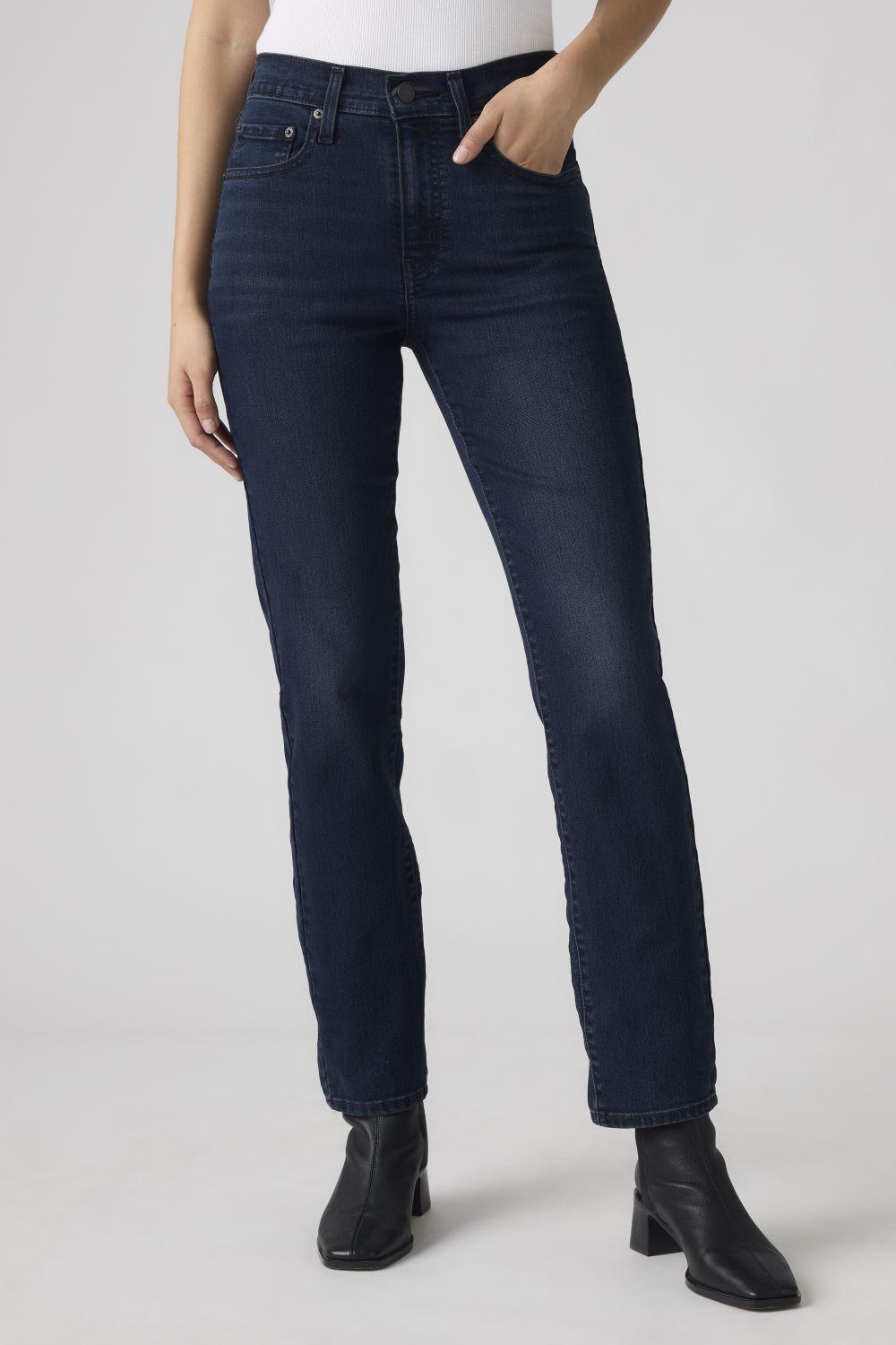 Jeans Mujer 724 High Rise Straight Azul Levis 18883-0396-4