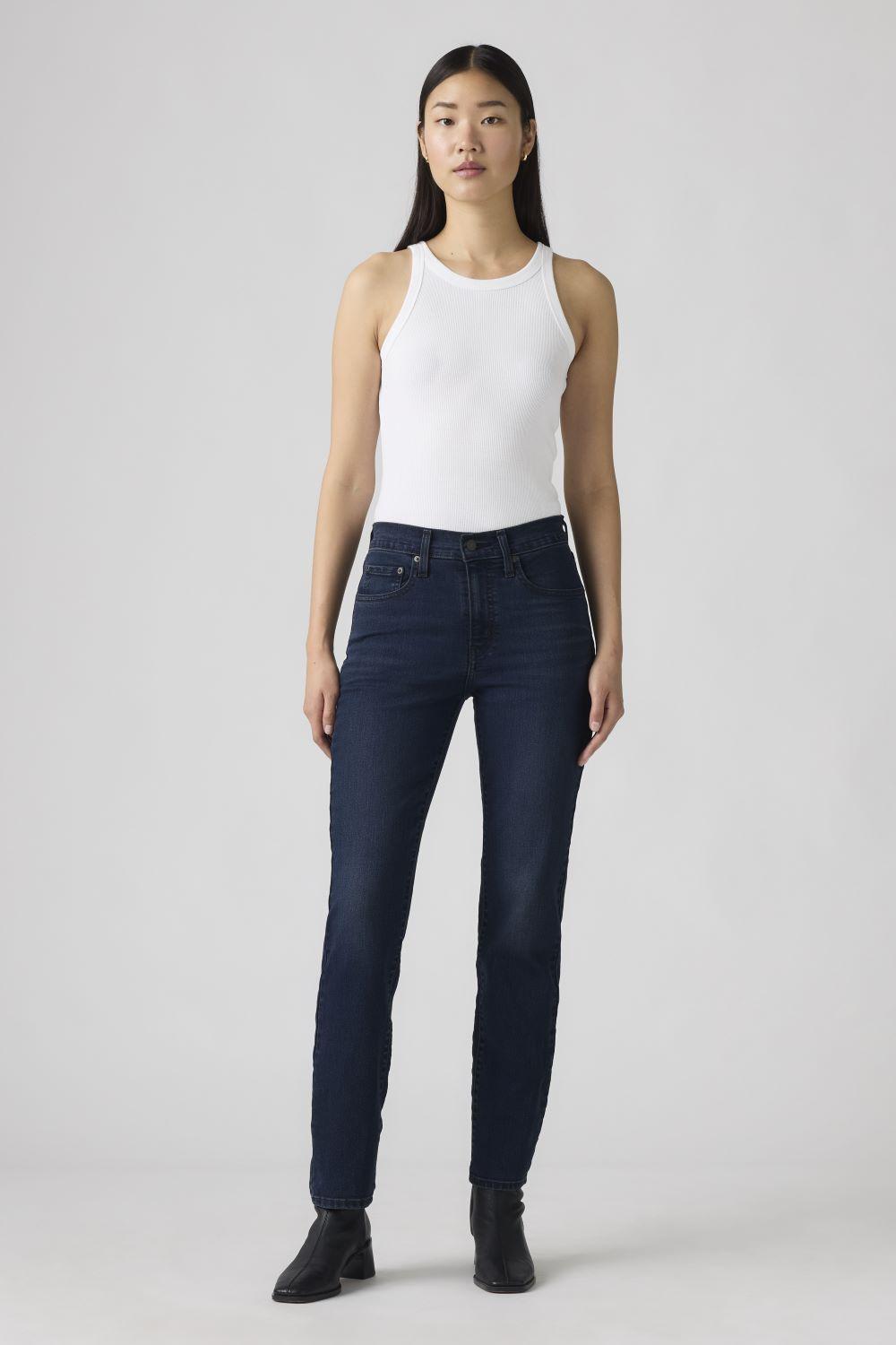 Jeans Mujer 724 High Rise Straight Azul Levis 18883-0396-1
