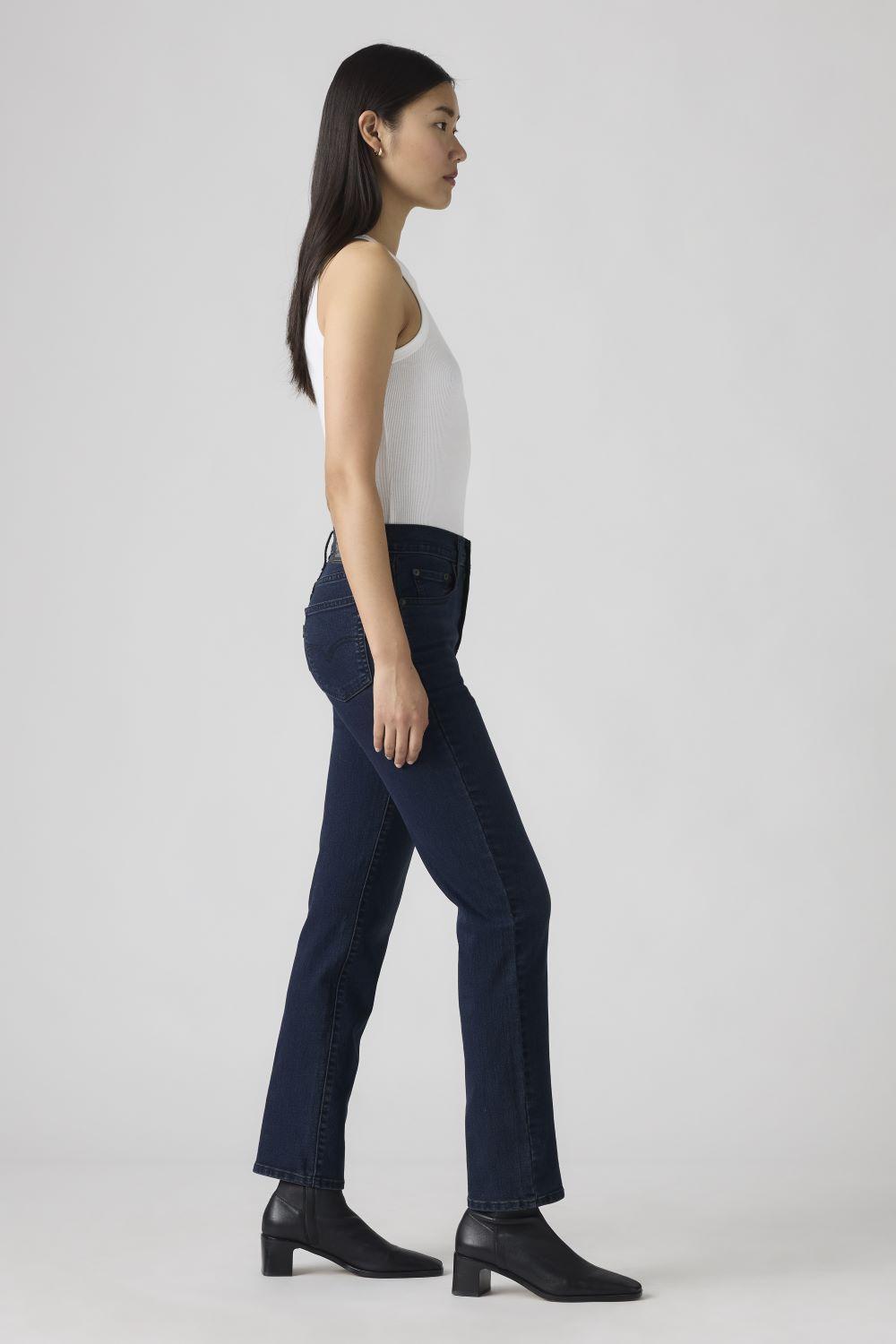 Jeans Mujer 724 High Rise Straight Azul Levis 18883-0396-2
