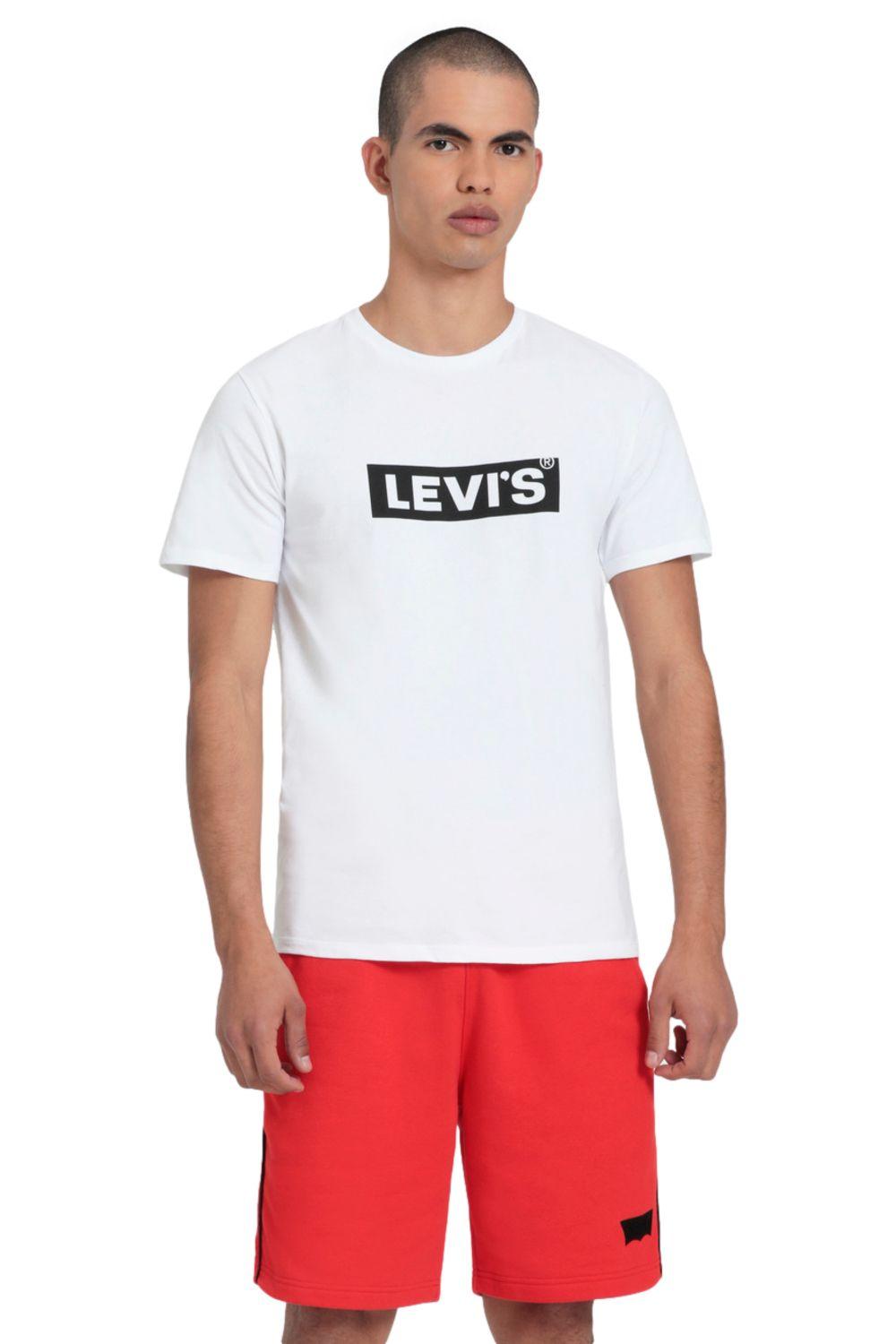 Polera Hombre Graphic Boxtab Blanca Levis 17783-0357-0