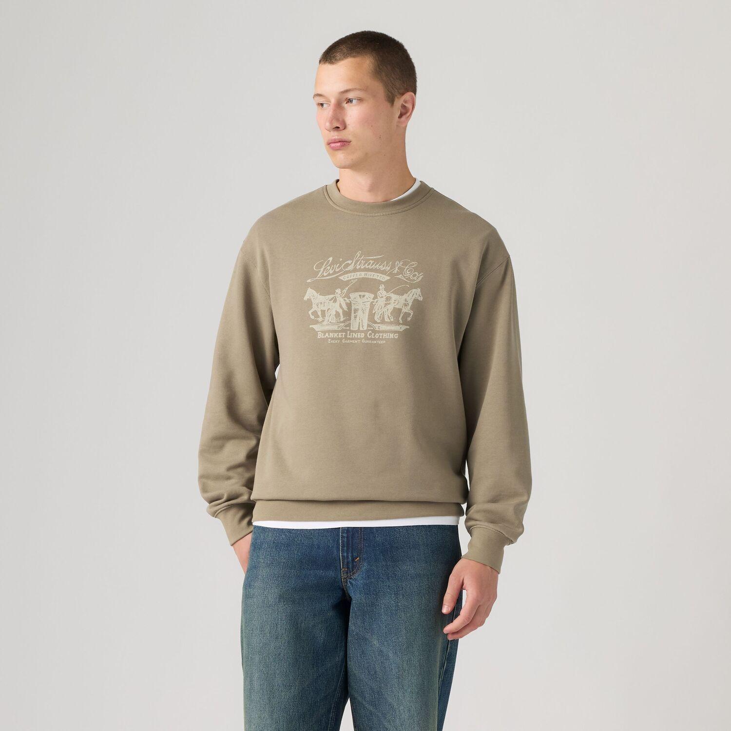 Polerón Hombre Relaxd Graphic Crew Café Levis 38712-0520-0