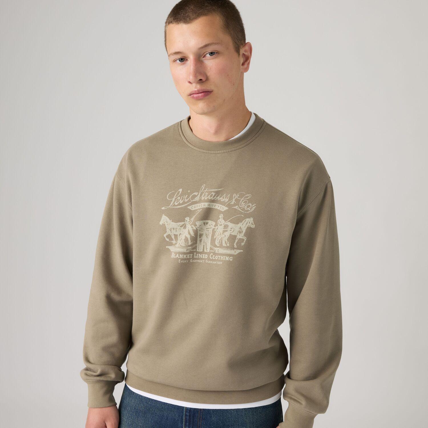 Polerón Hombre Relaxd Graphic Crew Café Levis 38712-0520-2