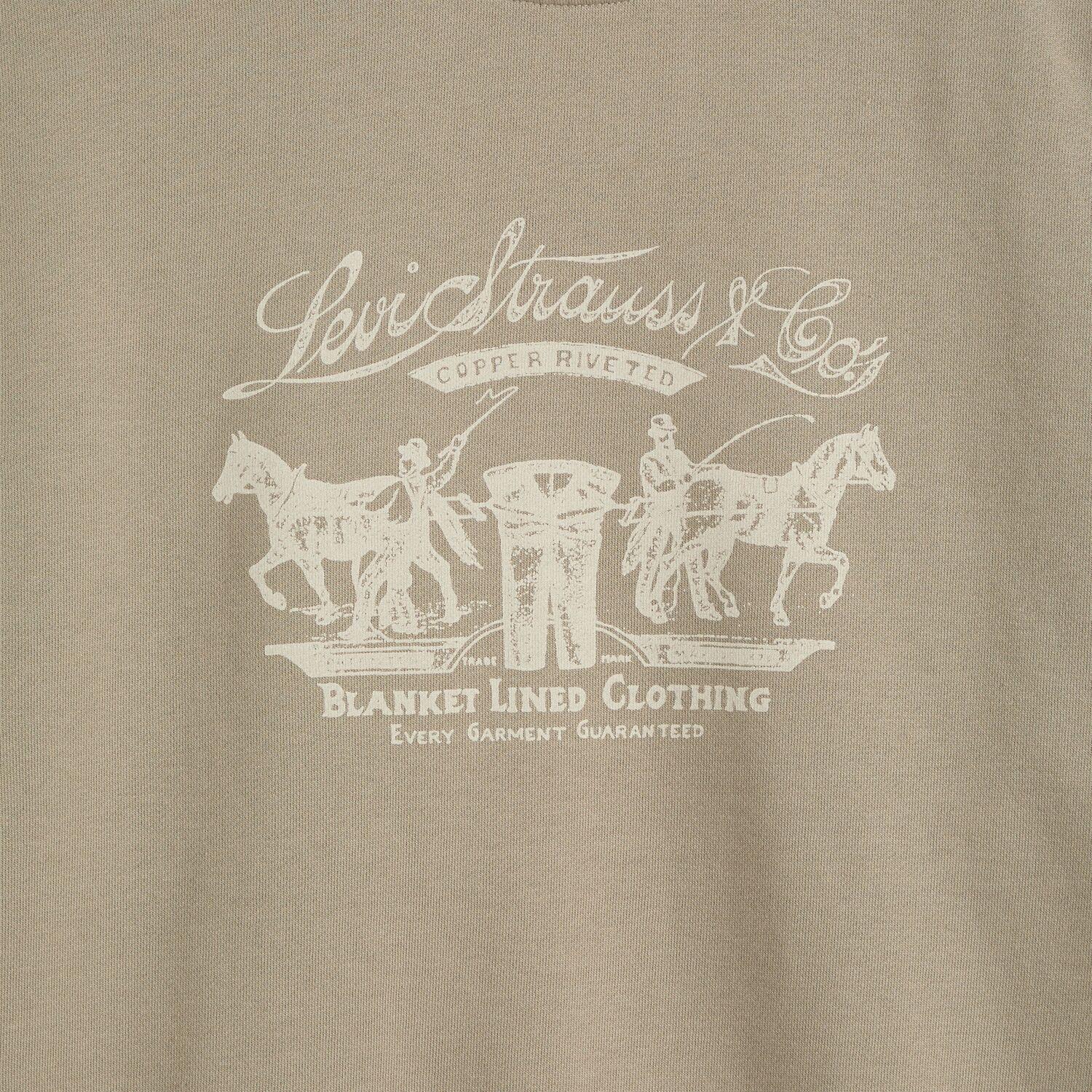 Polerón Hombre Relaxd Graphic Crew Café Levis 38712-0520-4