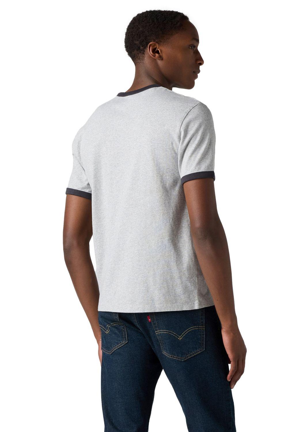 Polera Hombre Retro Emb Ringer Tee Gris Levis 003R5-0001-1