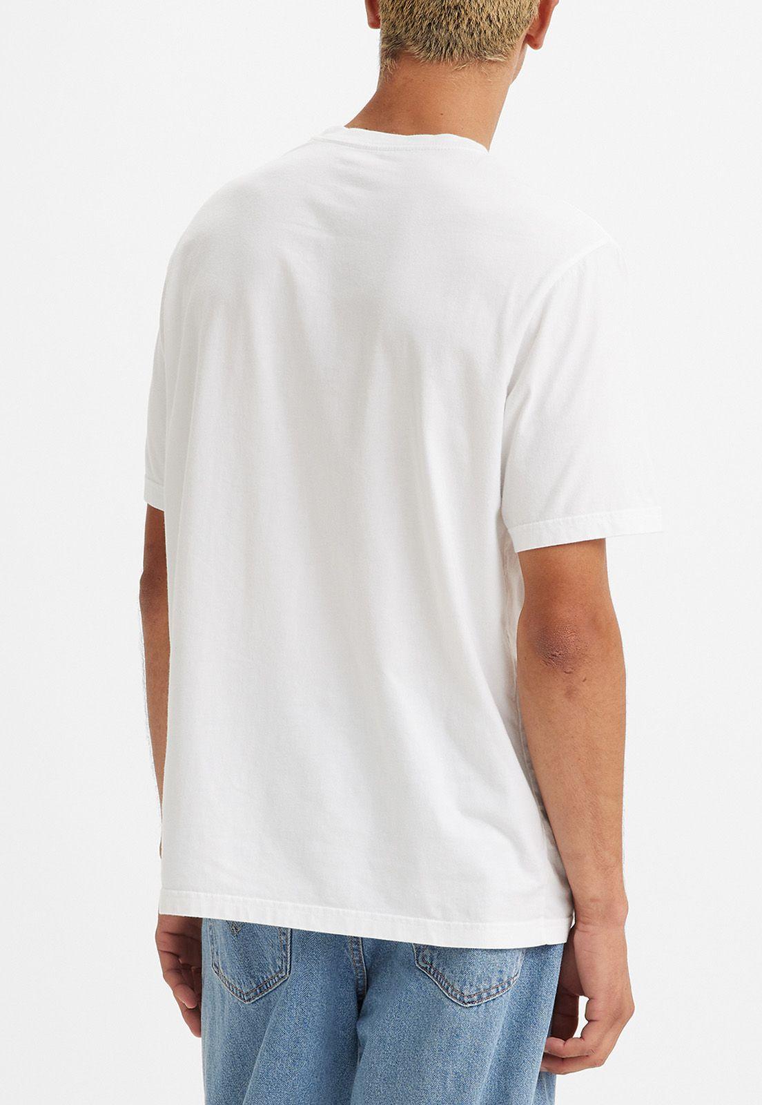 Polera Hombre Relax Logo Porter Blanca Levis 16143-0741-1