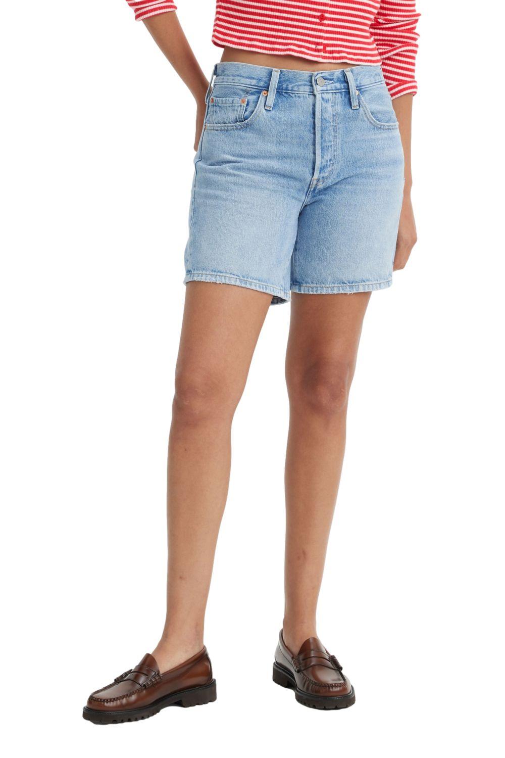 Shorts Mujer 501 Mid Thigh Celeste Levis 85833-0055-0