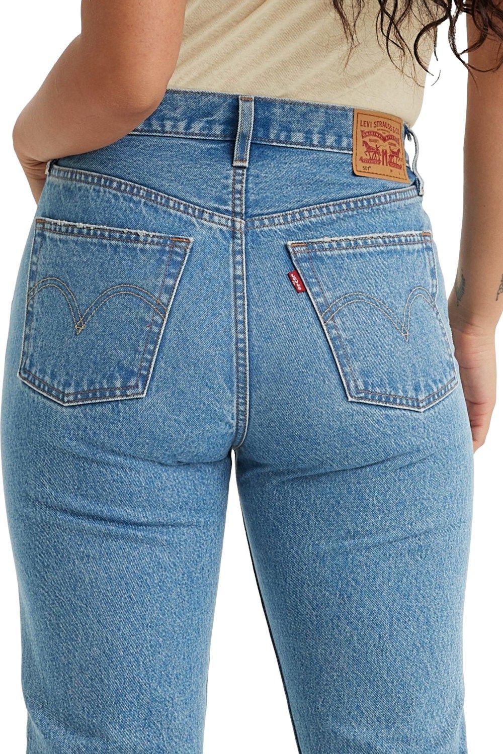 Jeans Mujer 501 Original Fit Azul Levis 12501-0495-3