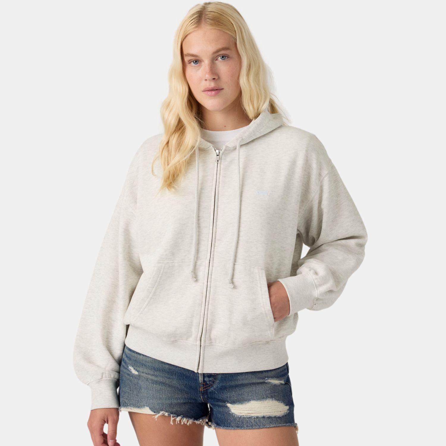 Polerón Mujer Everyday Full Zip Hoodie Gris Levis 0082L-0005-2