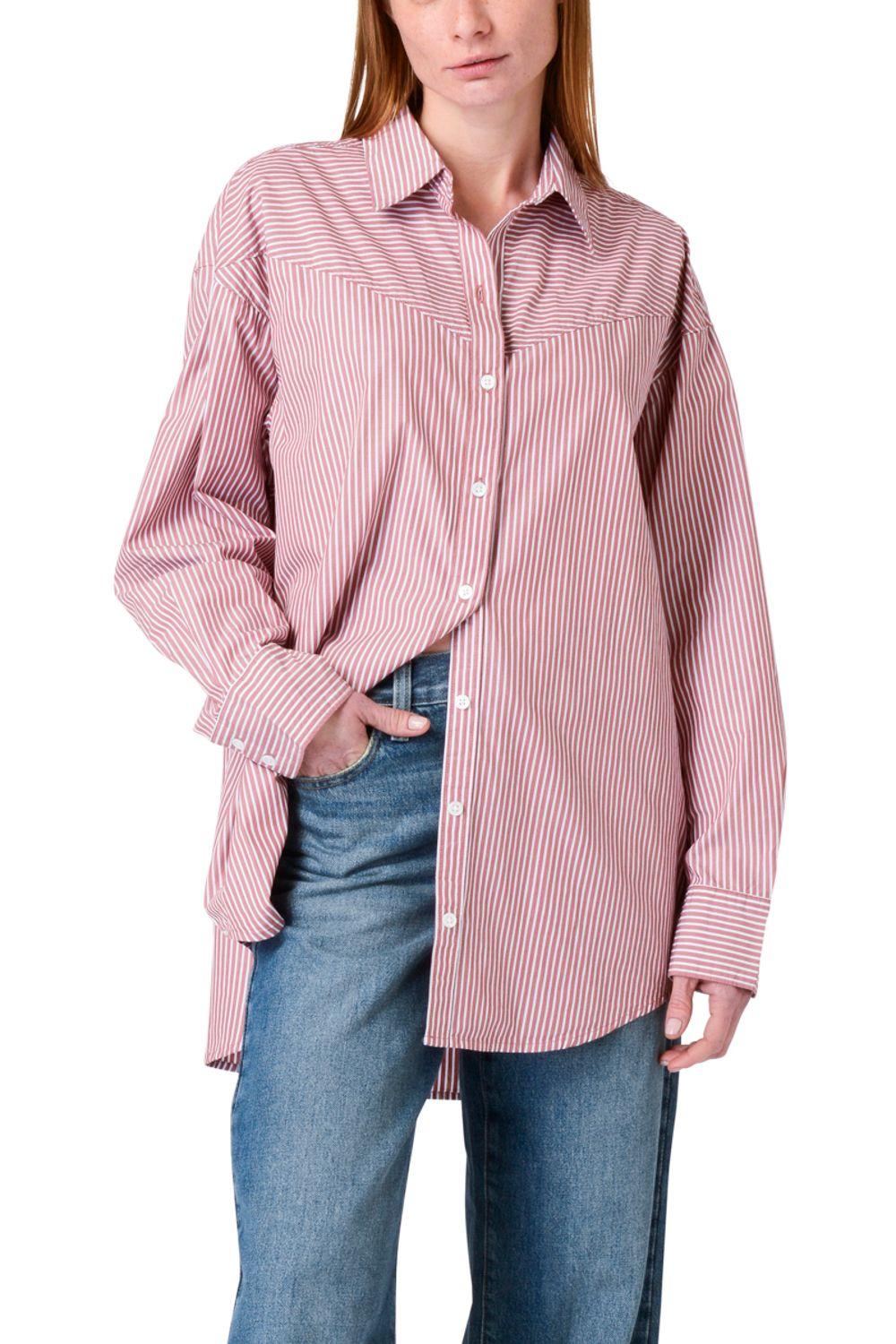 Camisa Mujer Rayas Rosado Levis A9304-0001-0