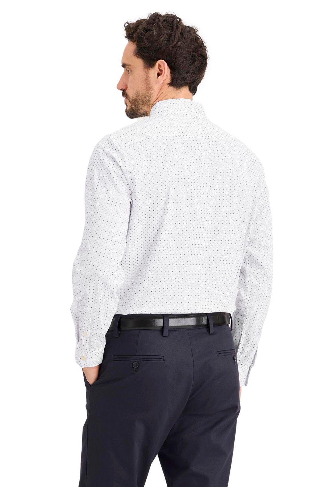 Camisa Hombre Workday LS Classic Fit Blanco Puntos A9386-0041-2