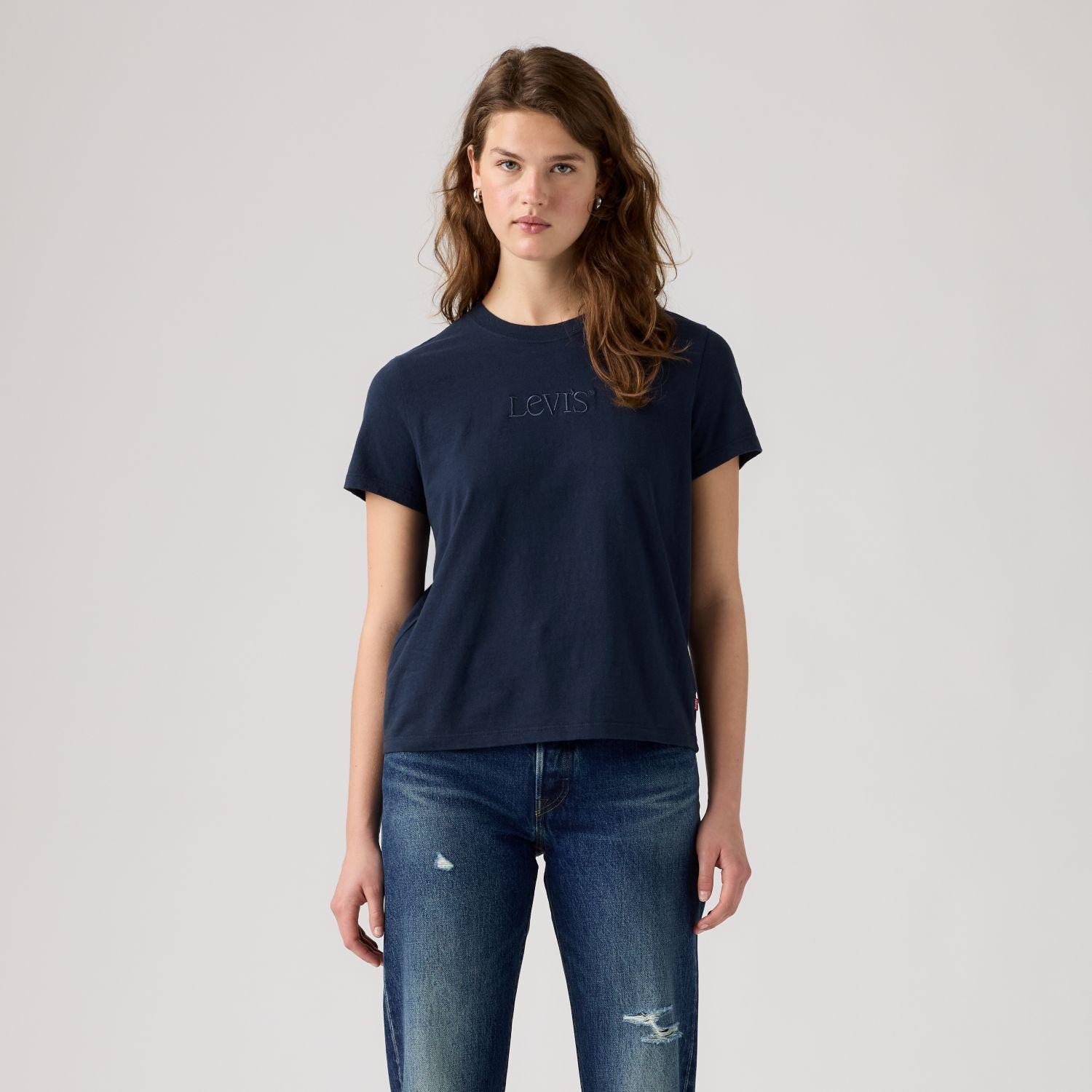 Polera Mujer Favorite Tee Azul Levis 005GV-0087-0