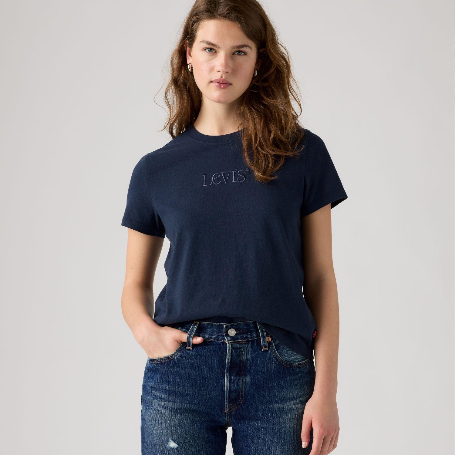 Polera Mujer Favorite Tee Azul Levis 005GV-0087-2