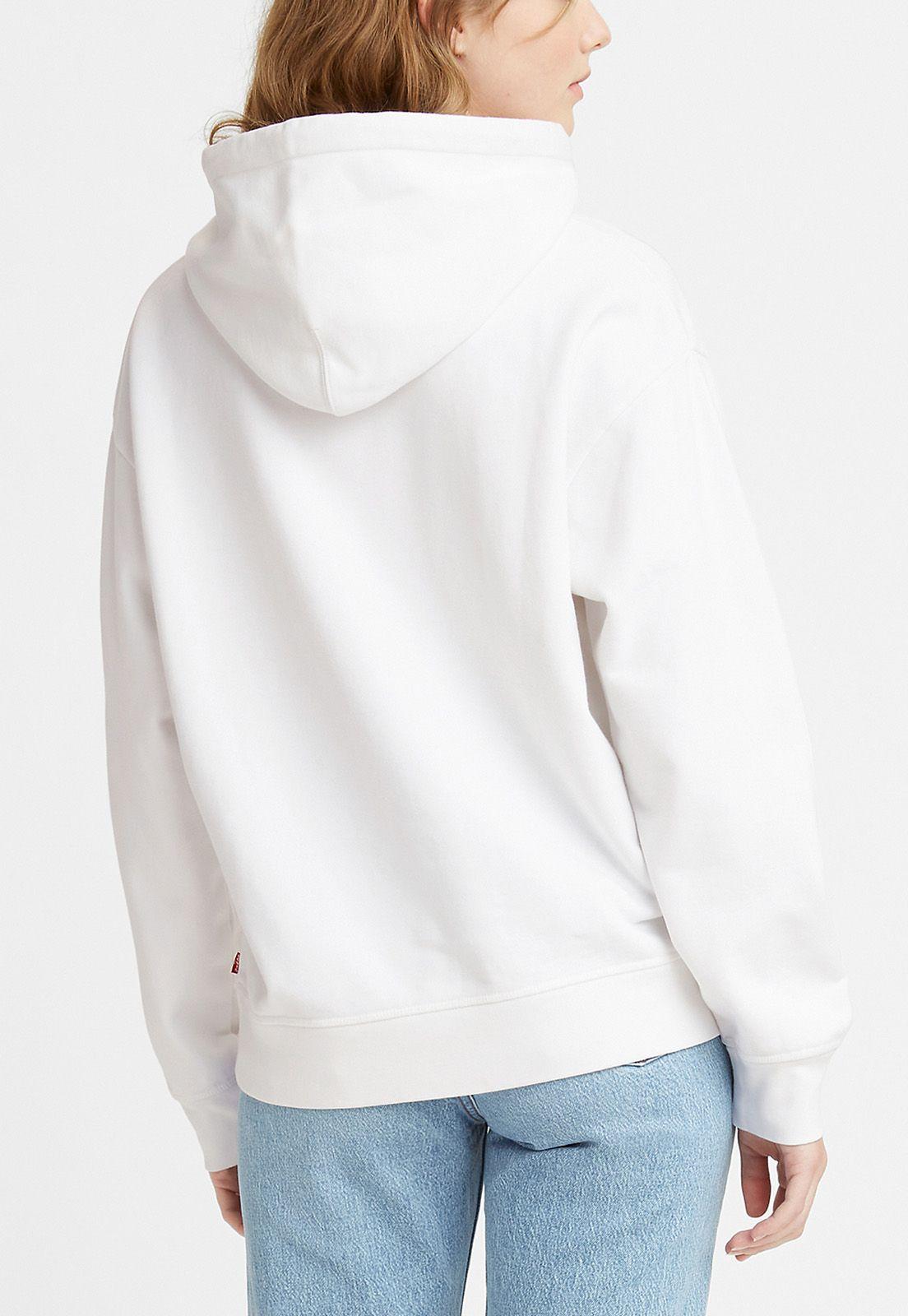 Polerón Mujer Regular Fit Capucha Blanco Levis 18487-0033-1
