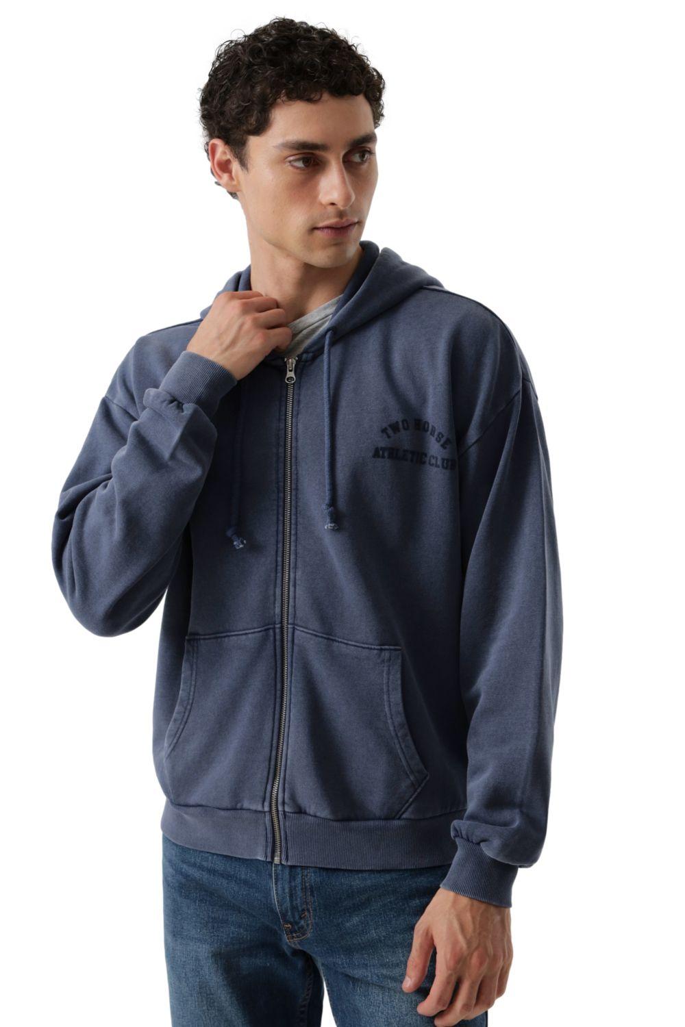 Polerón Hombre Two Horse Cropped Azul Levis 003QW-0001-4