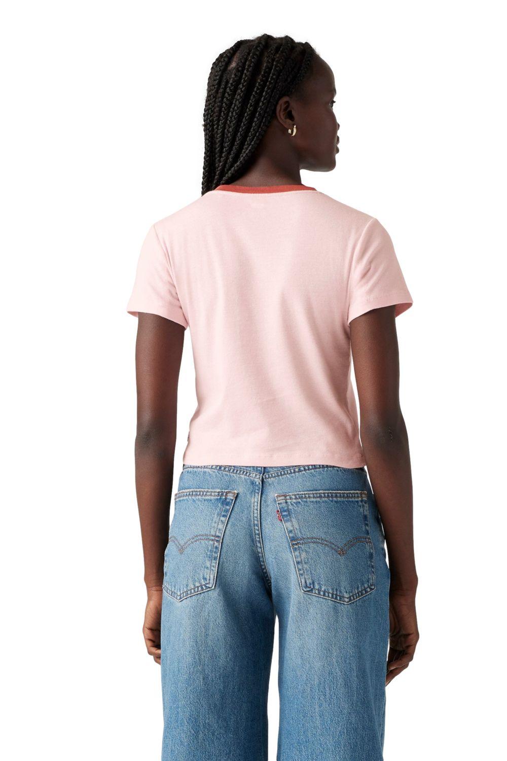 Polera Mujer Sporty Tee Rosado Levis A8798-0009-1