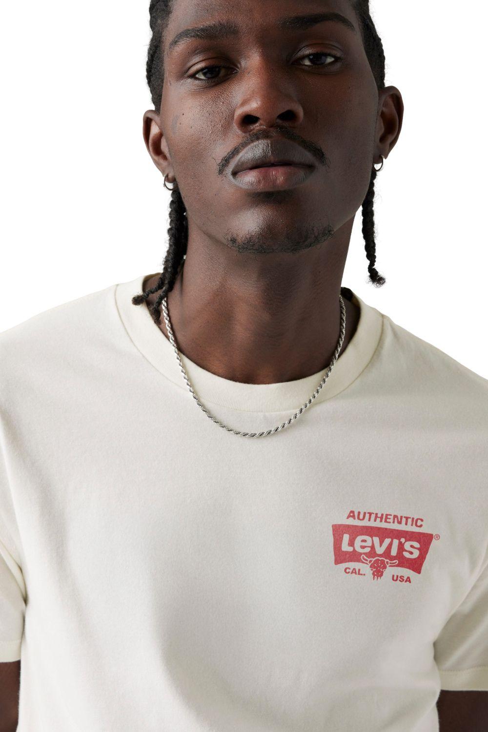 Polera Hombre Graphic Crewneck Tee Beige Levis 22491-1974-3