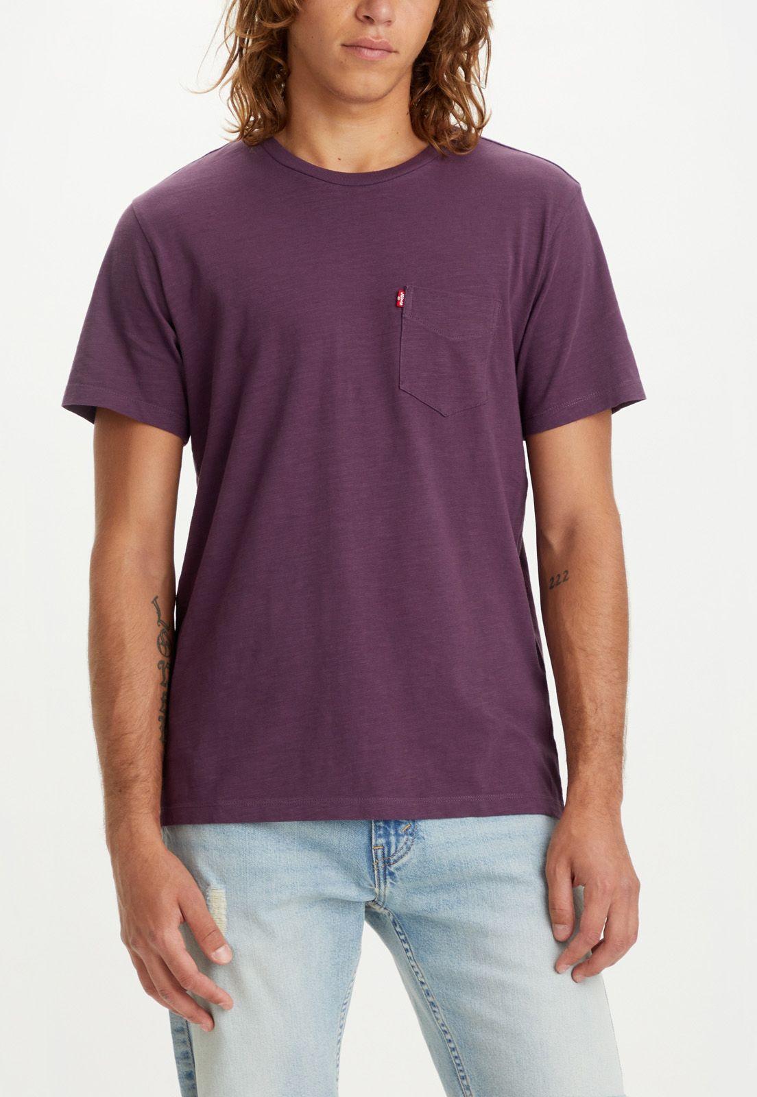 Polera Hombre Classic Pocket Morada Levis 19342-0278-0