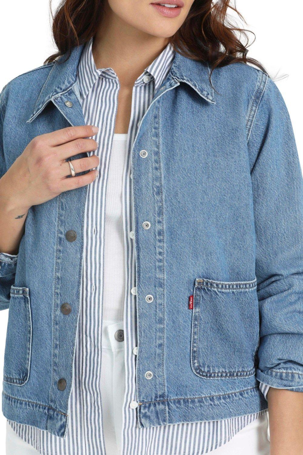 Chaqueta Mujer Workwear Azul Levis A7440-0004-3