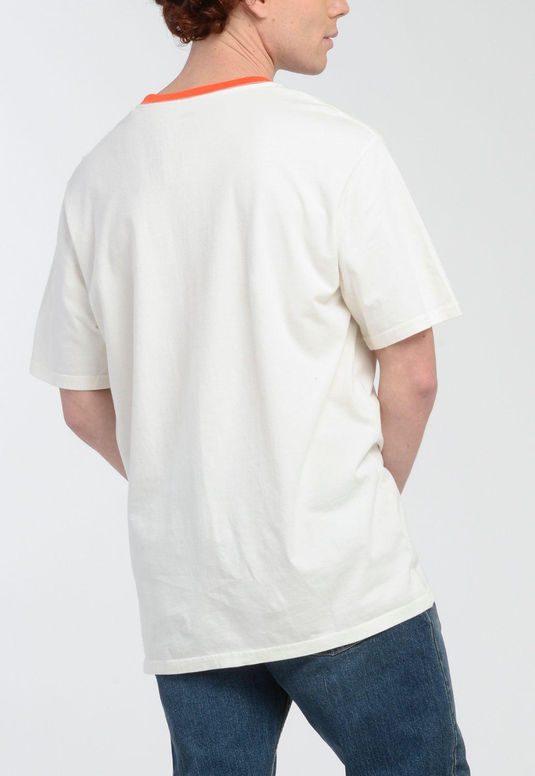 Polera Hombre Gráfica Blanca y Rojo Levis 16143-0577-1